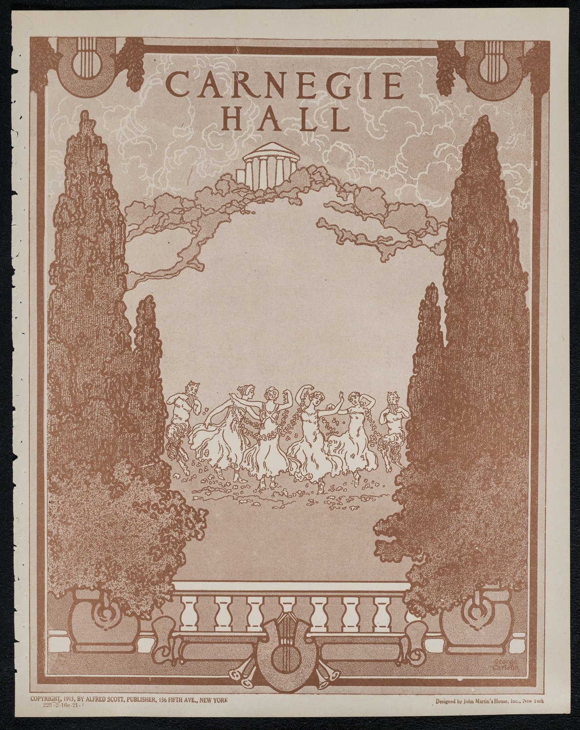 Lecture by Sir Philip Gibbs, February 16, 1921, program page 1