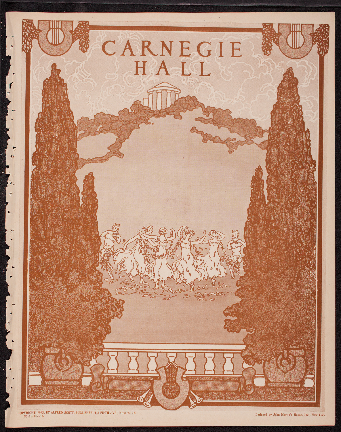 Columbia University Chorus, December 18, 1916, program page 1