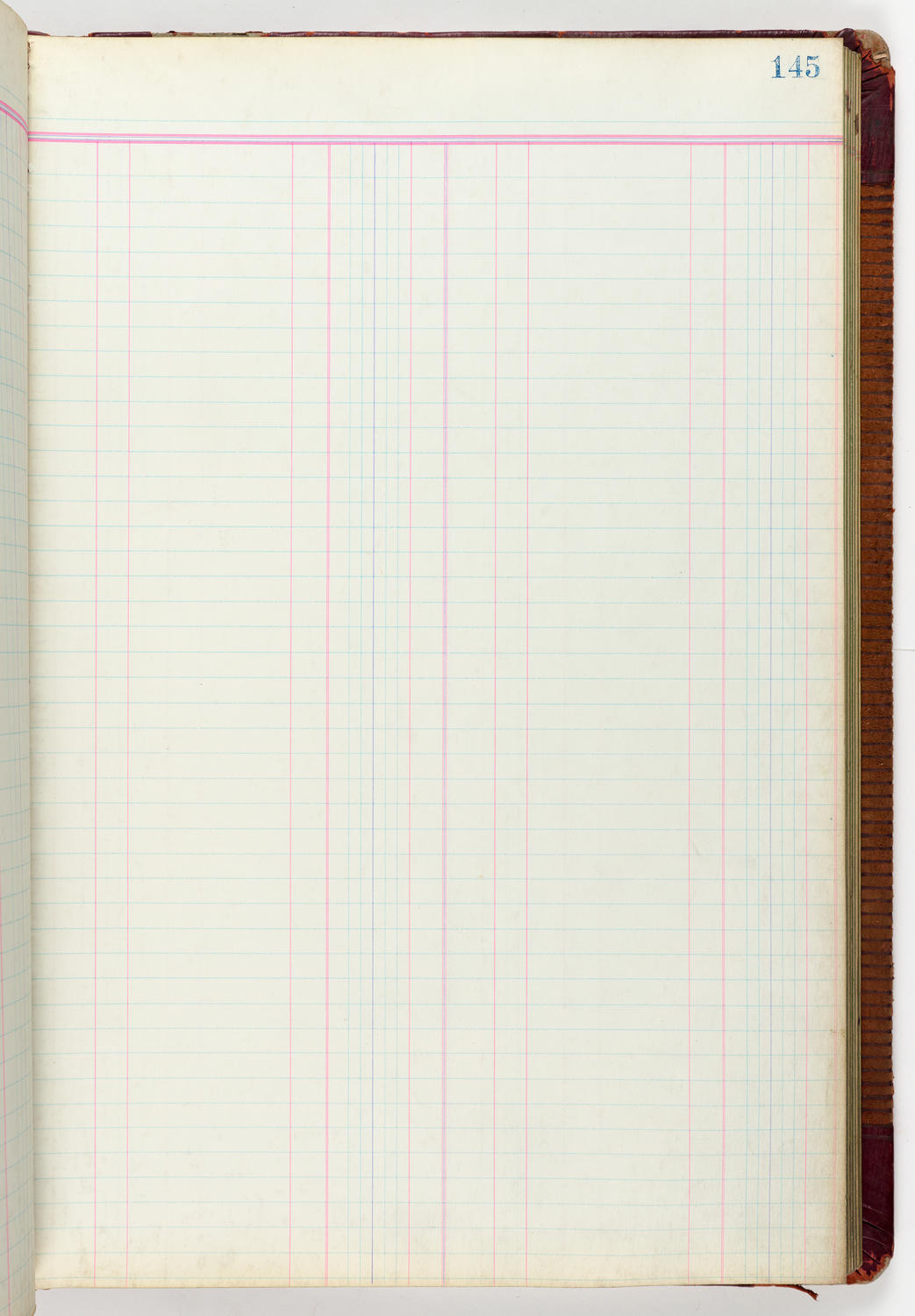 Music Hall Accounting Ledger Journal, volume 6, page 145
