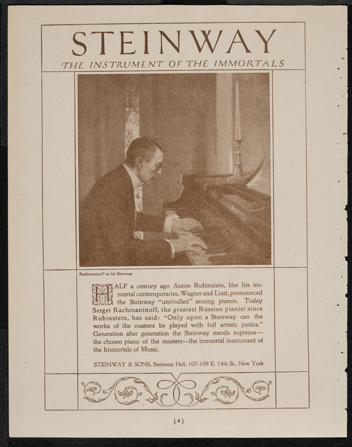 Amelita Galli-Curci, Soprano, May 12, 1921, program page 4