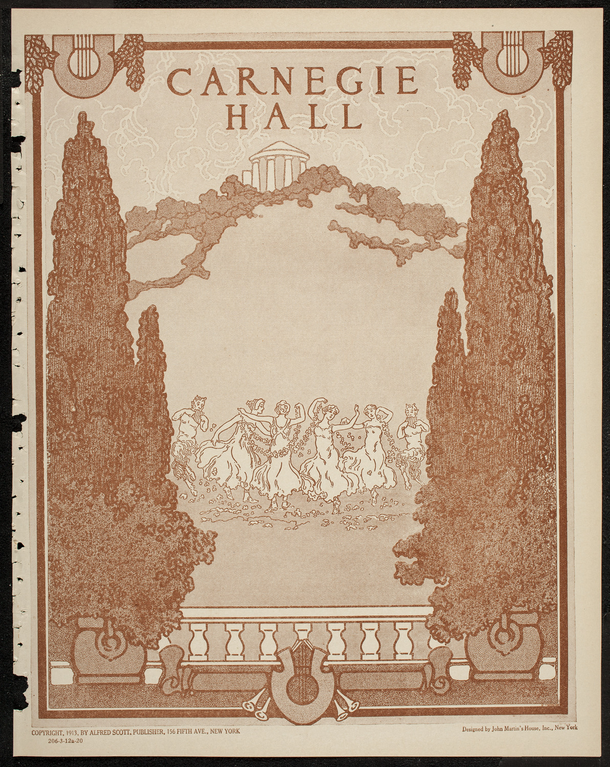New York Philharmonic, March 12, 1920, program page 1
