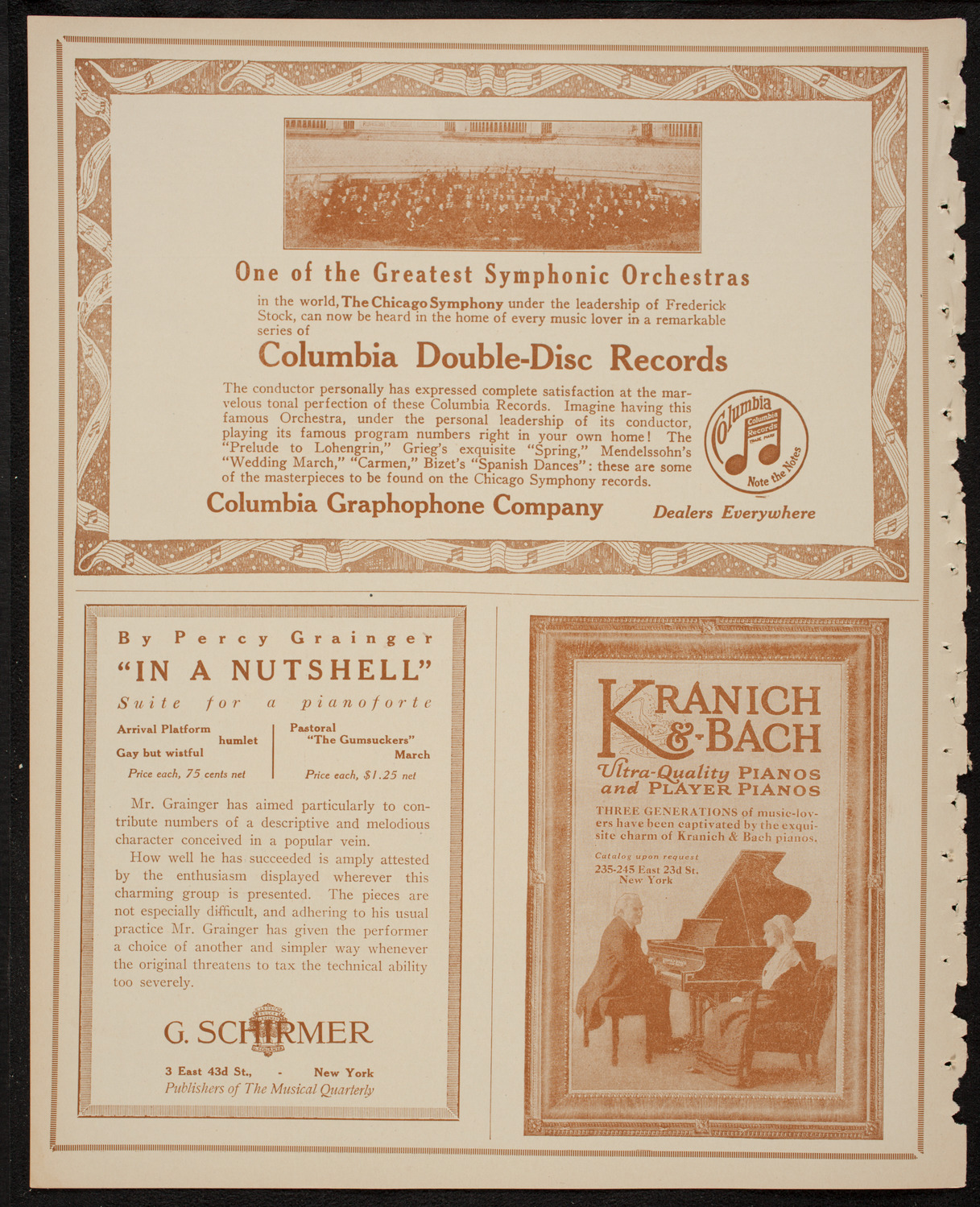 New York Philharmonic, January 28, 1917, program page 6