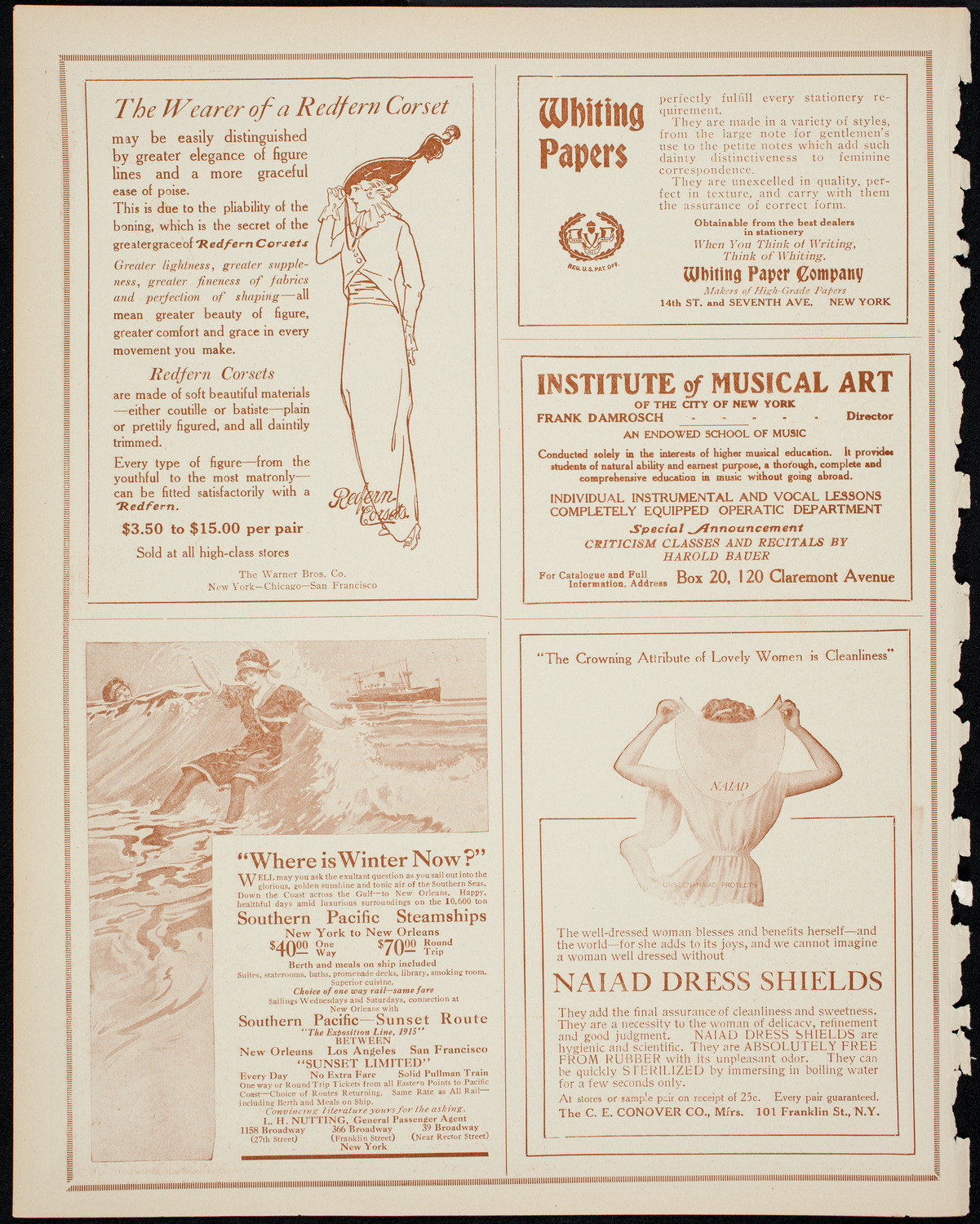 Burton Holmes Travelogue: The New Manila, January 11, 1914, program page 2