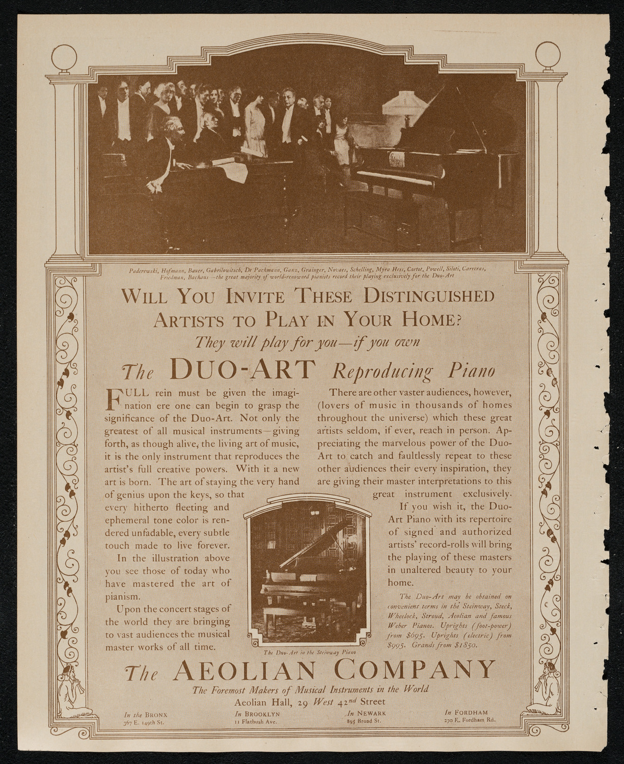 New York Philharmonic, November 13, 1924, program page 2