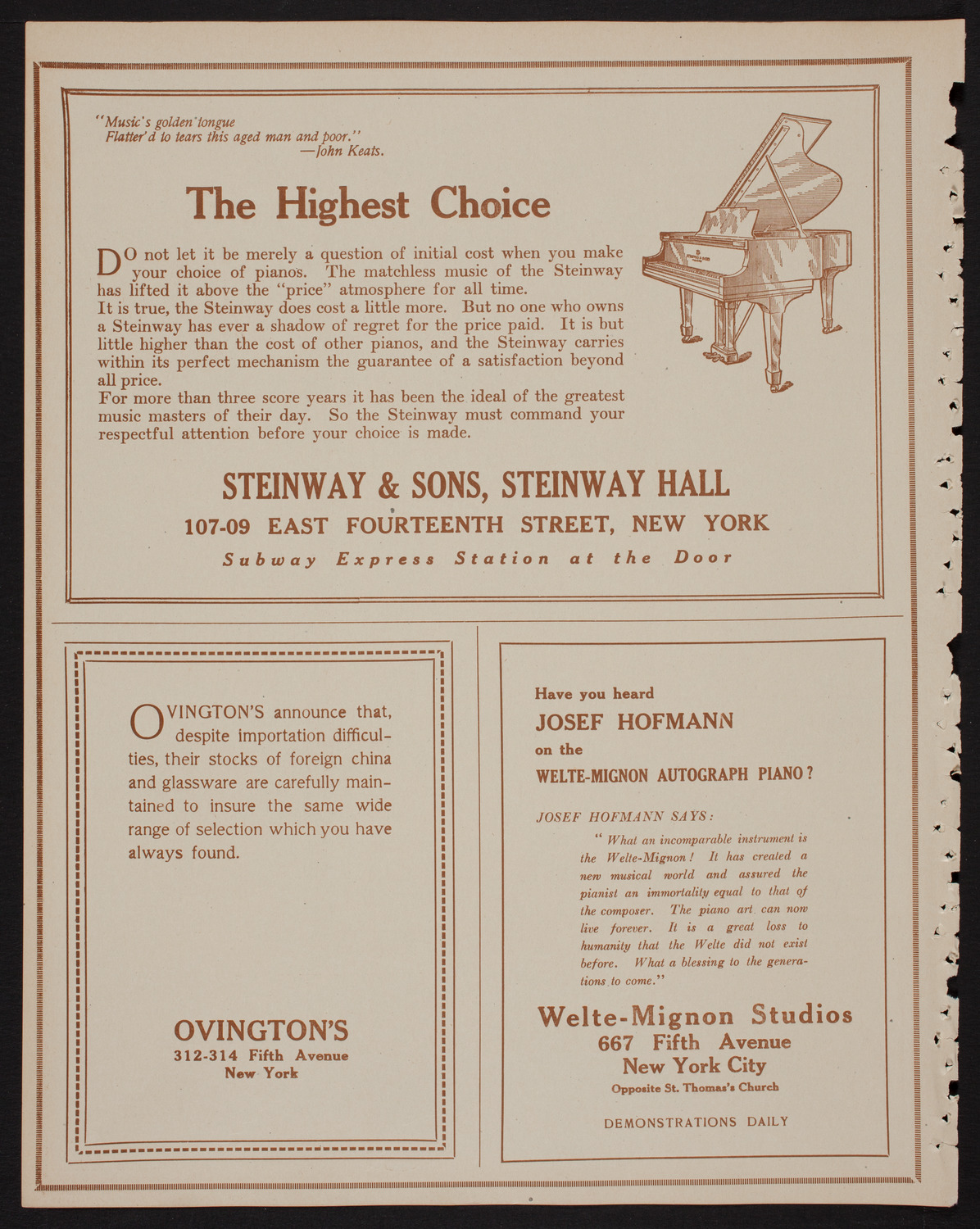 Y.W.C.A Patriotic Pageant, April 12, 1918, program page 4