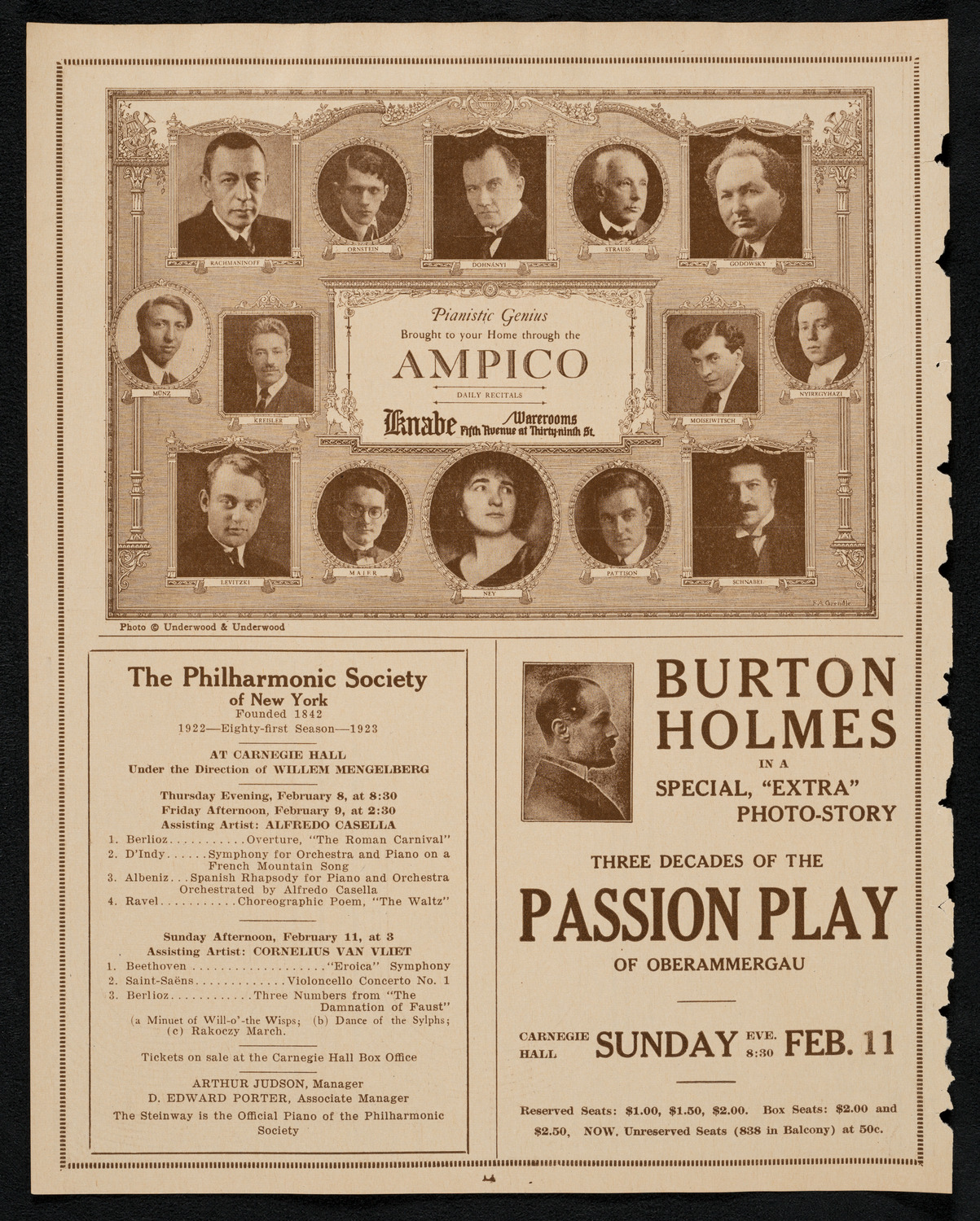 Workmen's Circle Sanatorium Concert, February 3, 1923, program page 12