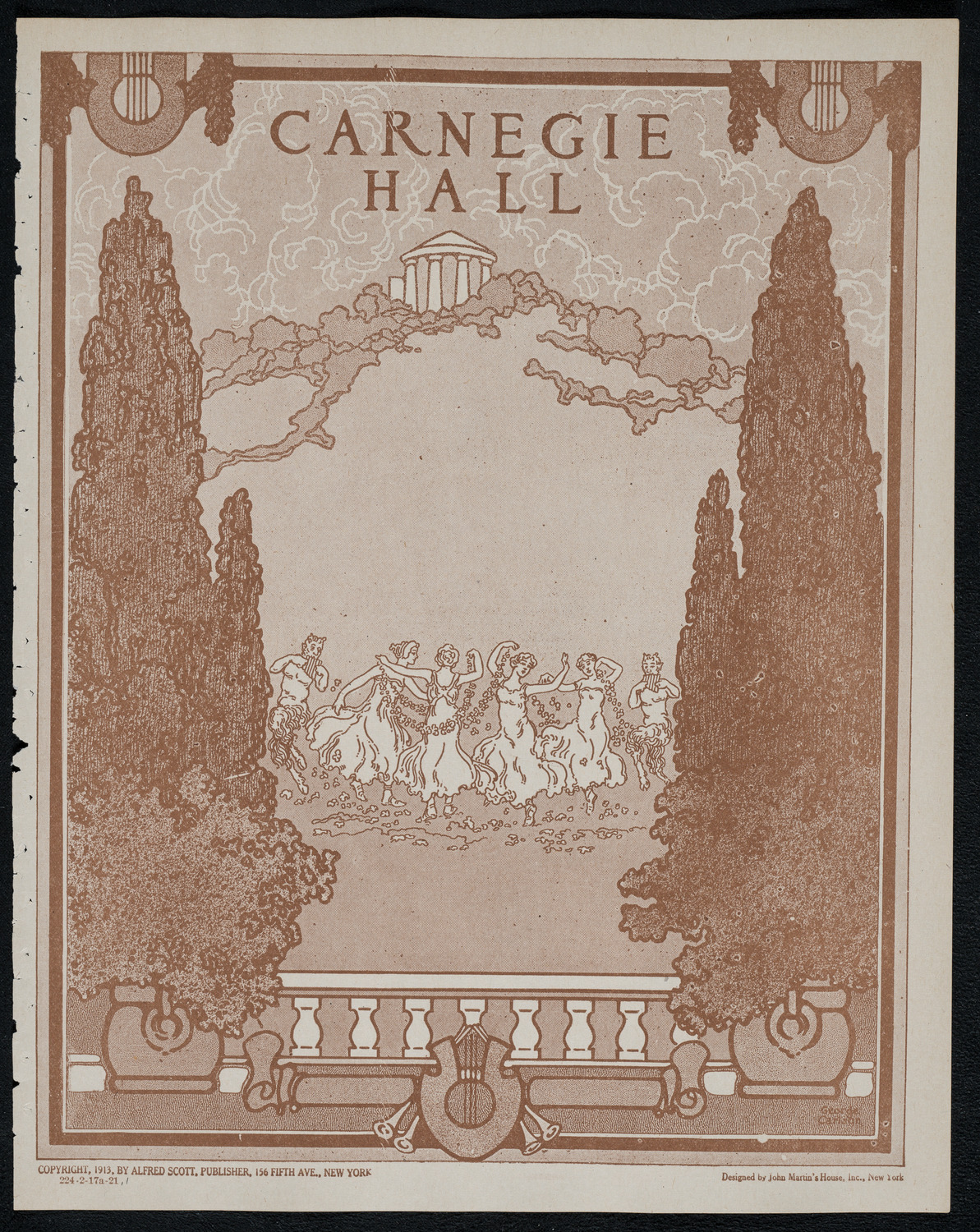 New York Symphony Orchestra, February 17, 1921, program page 1