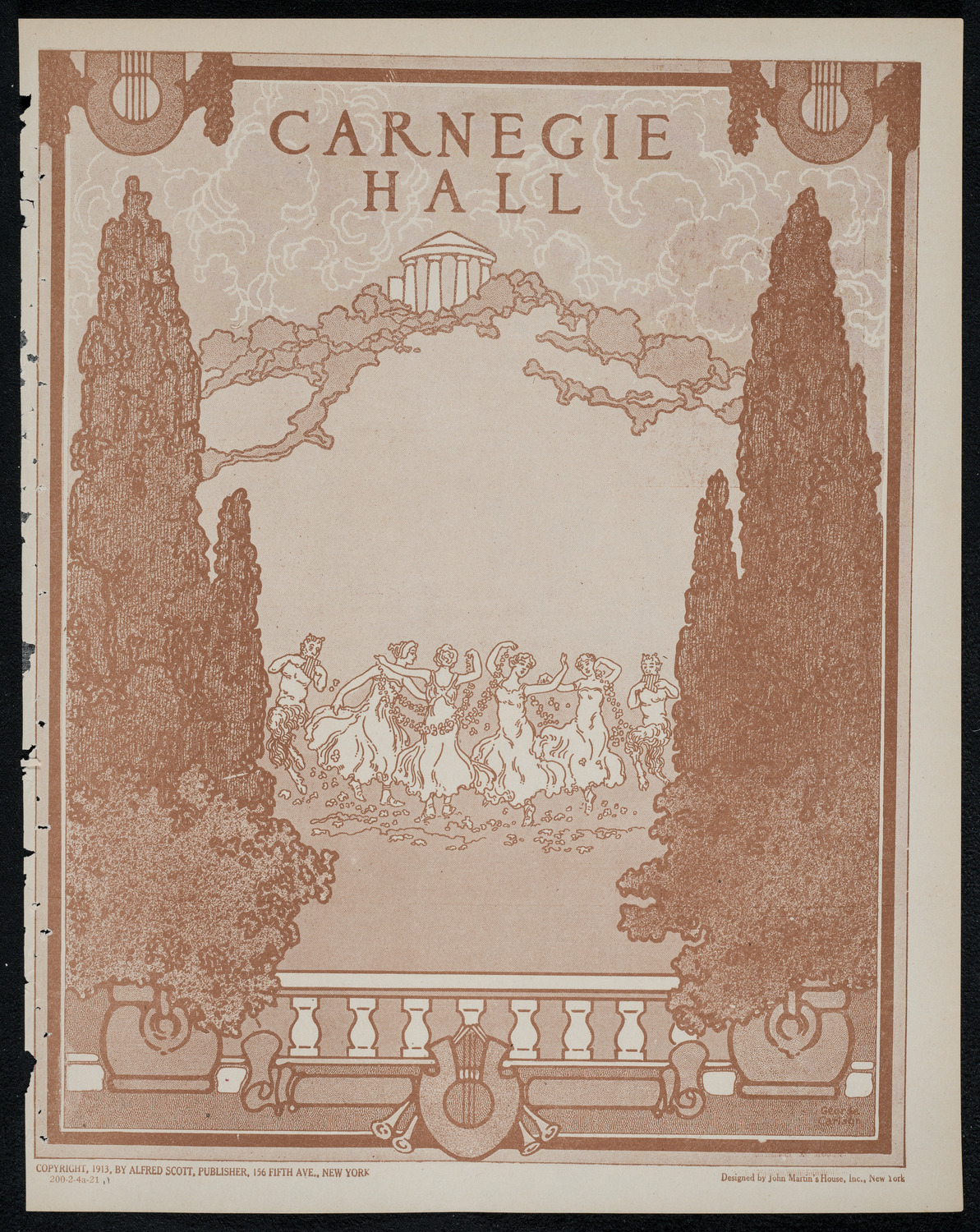 New York Philharmonic, February 4, 1921, program page 1