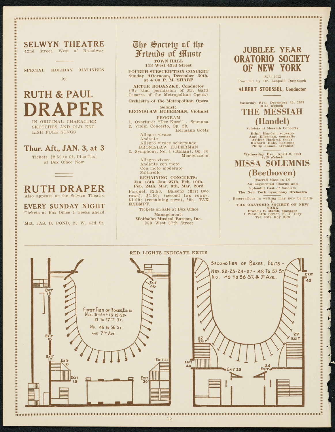 Symphony Concert for Young People, December 29, 1923, program page 10