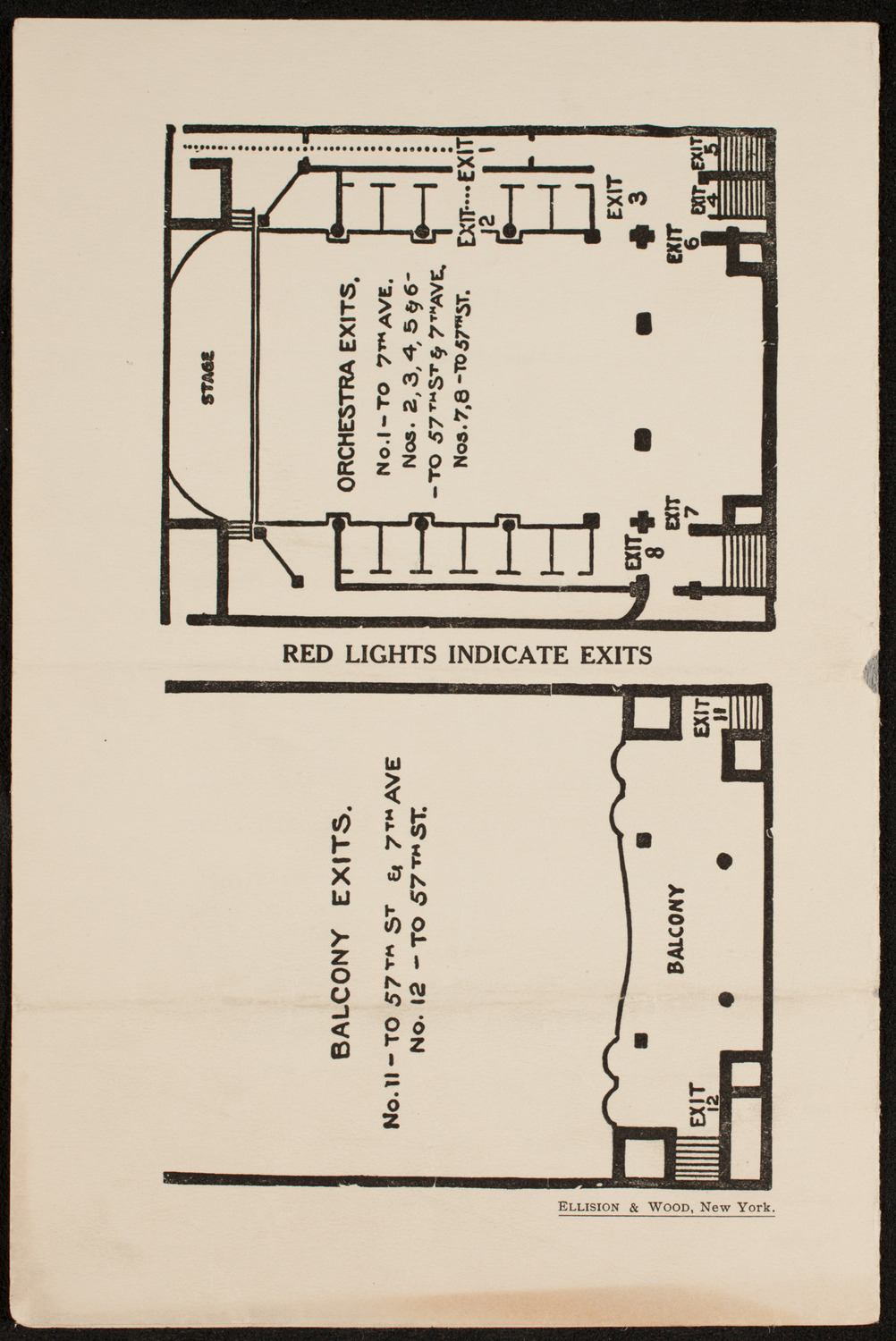 American Academy of Dramatic Arts/ Empire Theatre Dramatic School Dress Rehearsal, December 5, 1919, program page 4