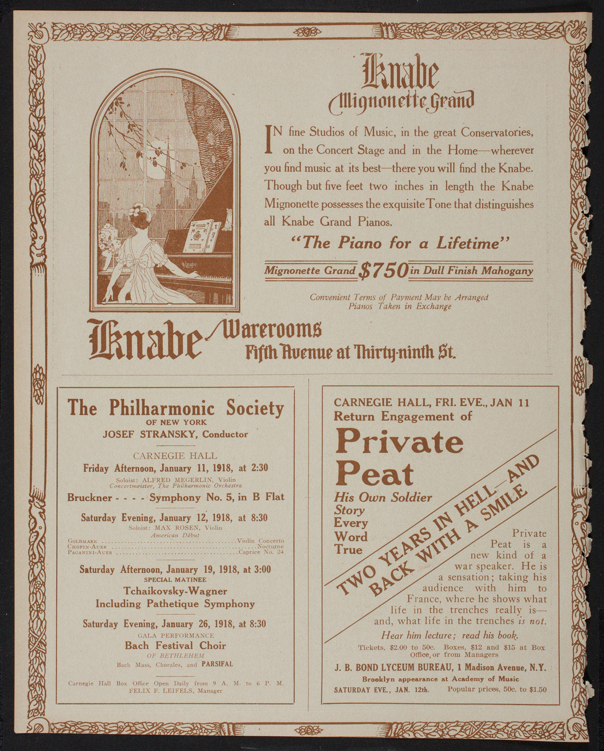 Burton Holmes Travelogue: Australia, January 6, 1918, program page 12