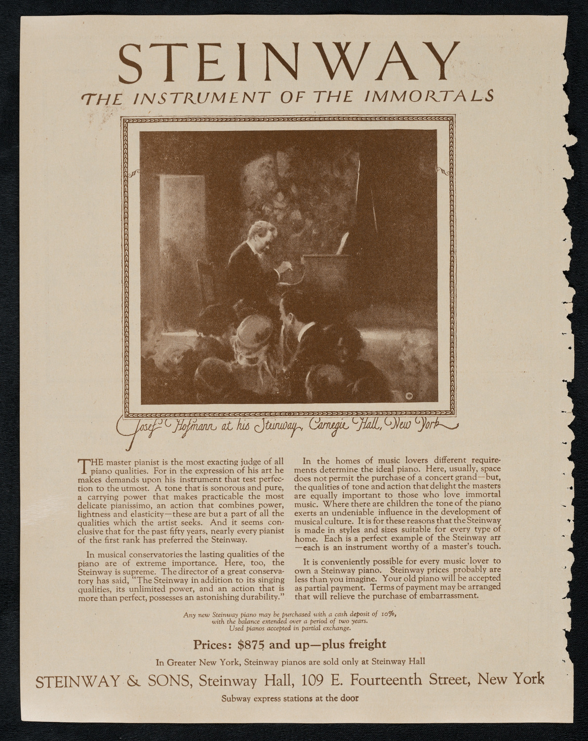 Philadelphia Orchestra, February 27, 1923, program page 4