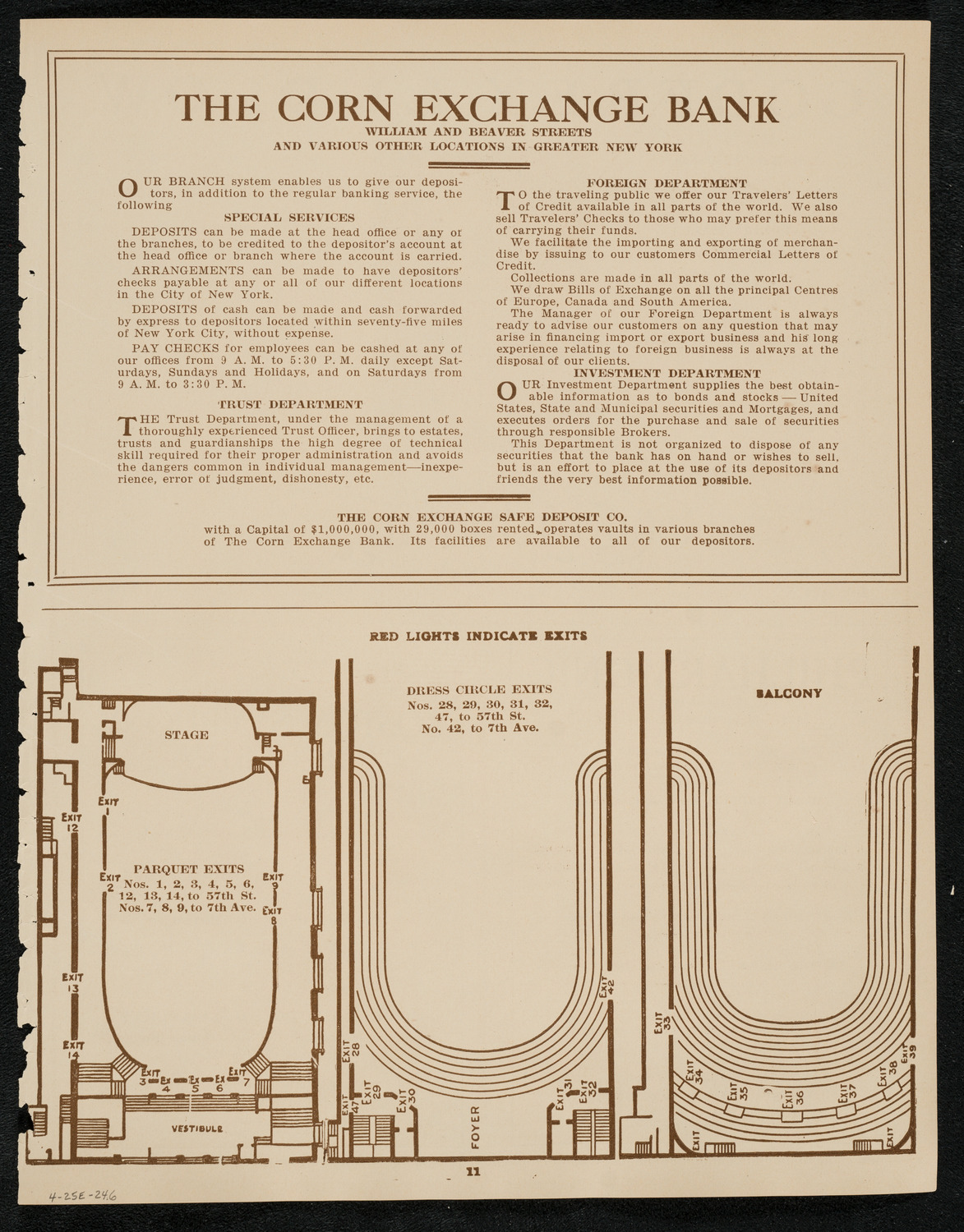 Howard Carter: Last Year's Discoveries, April 25, 1924, program page 11