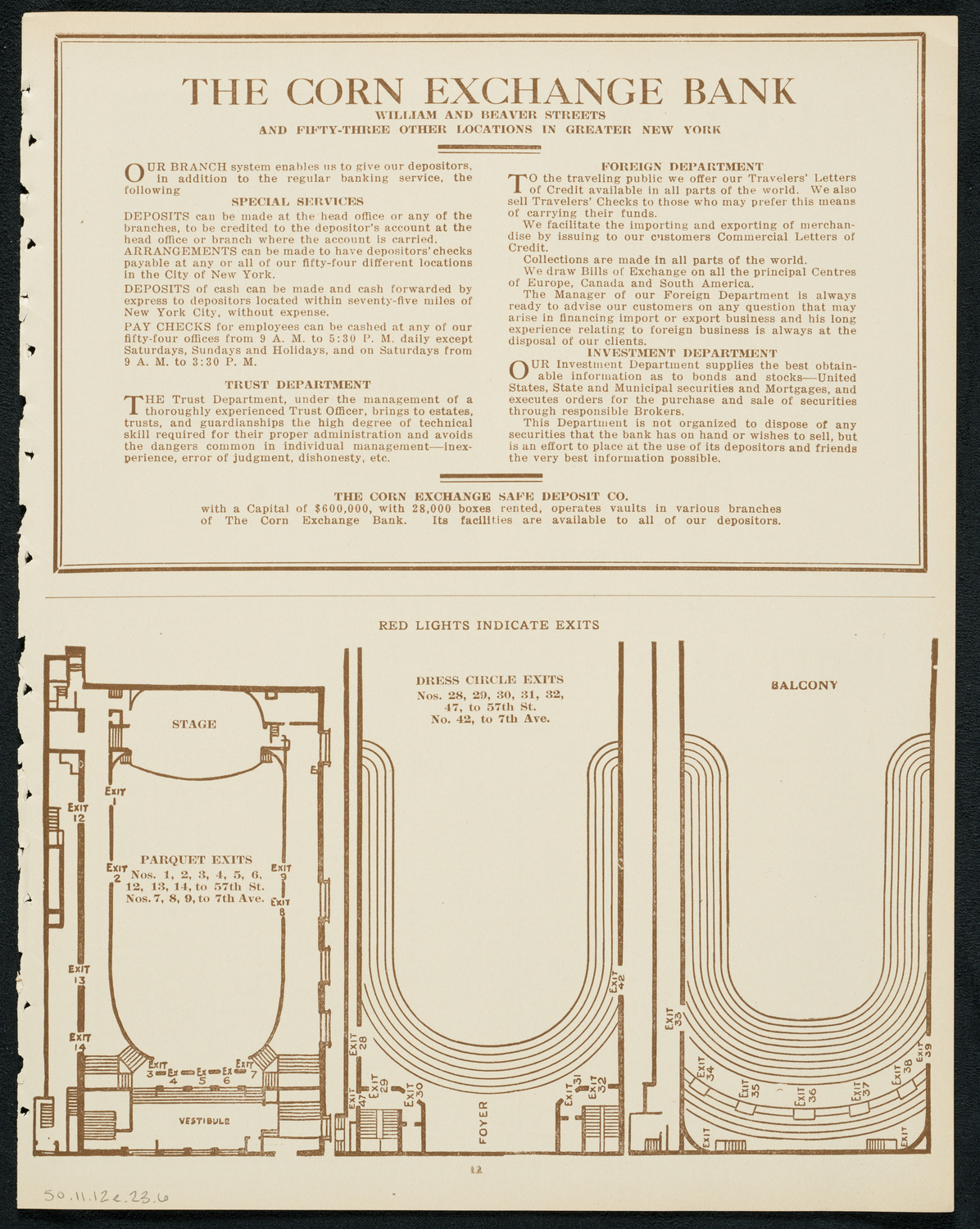 New York Philharmonic Students' Concert, November 12, 1923, program page 11