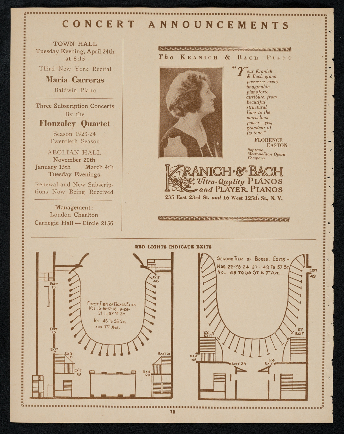 Benefit: St. Andrews One Cent Coffee Stands Society, April 21, 1923, program page 10