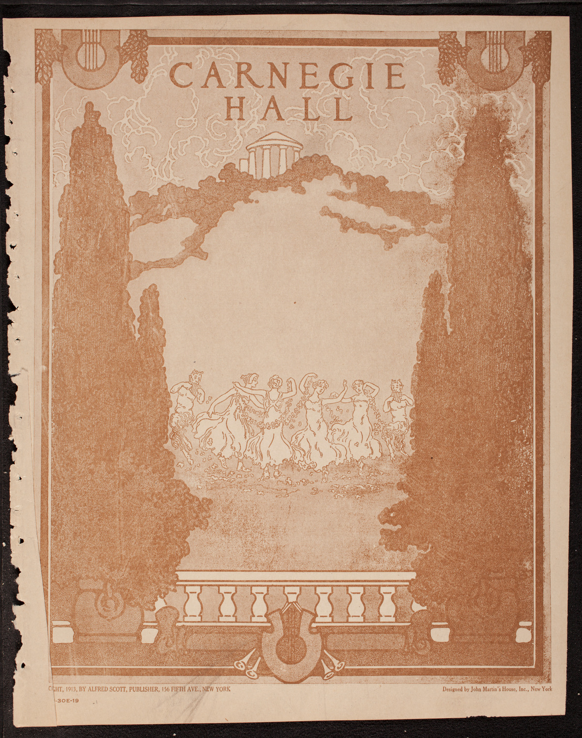 Newman Traveltalks: Belgium, November 30, 1919, program page 1