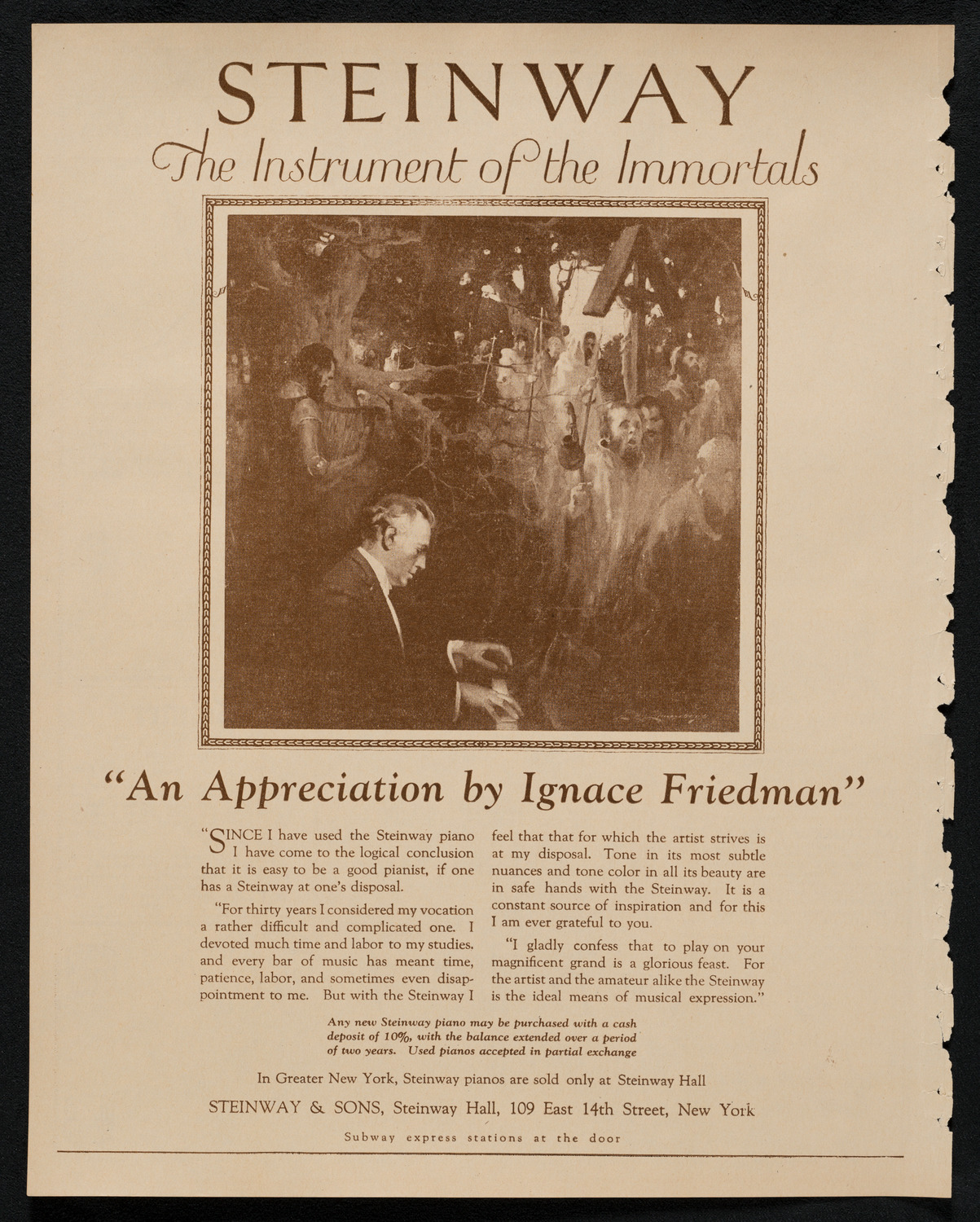 New York Philharmonic, February 11, 1923, program page 4