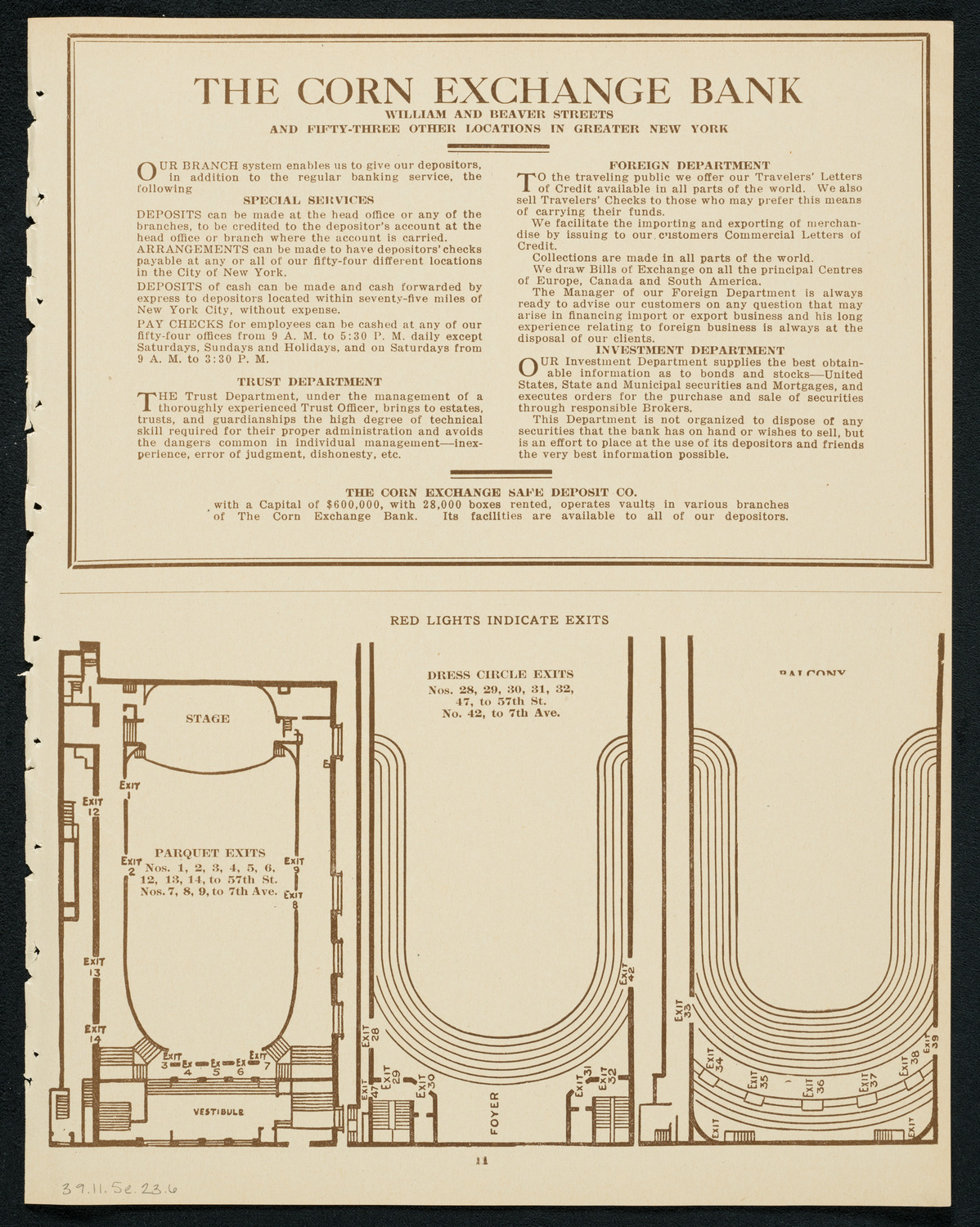 Grand Charity Concert, November 5, 1923, program page 11
