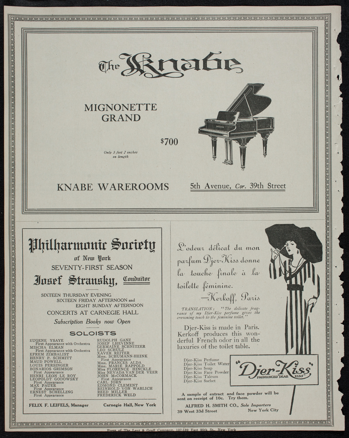Elmendorf Lecture: The Great Southwest, October 27, 1912, program page 12