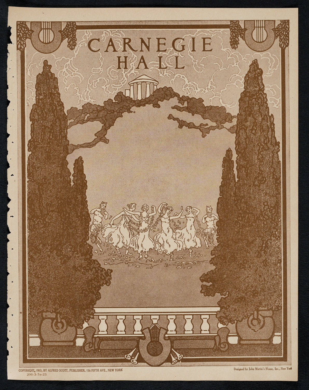 New York Philharmonic, March 7, 1923, program page 1