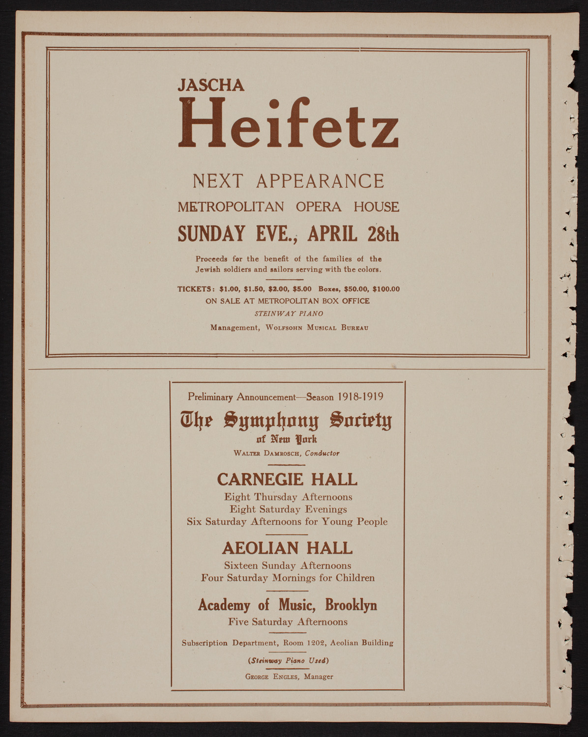 Y.W.C.A Patriotic Pageant, April 12, 1918, program page 8