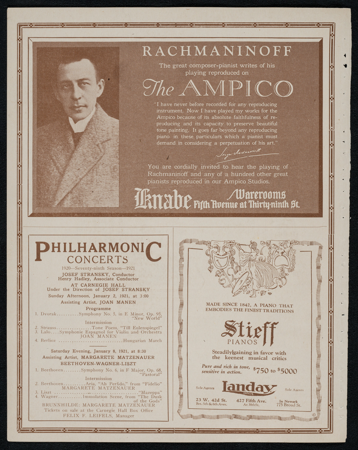 Symphony Concert for Young People, January 1, 1921, program page 12