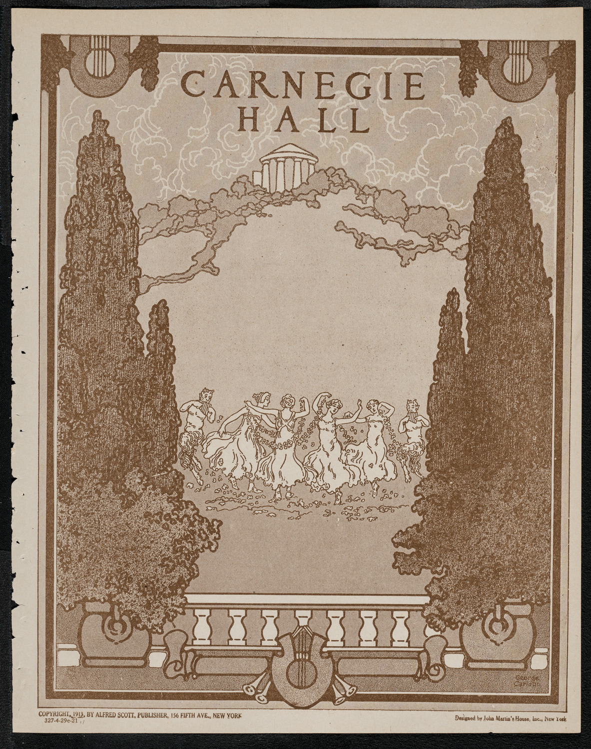 Benefit: Boys' Club Federation: Louis Graveure, Albert Spalding, and Rudolph Ganz, April 29, 1921, program page 1