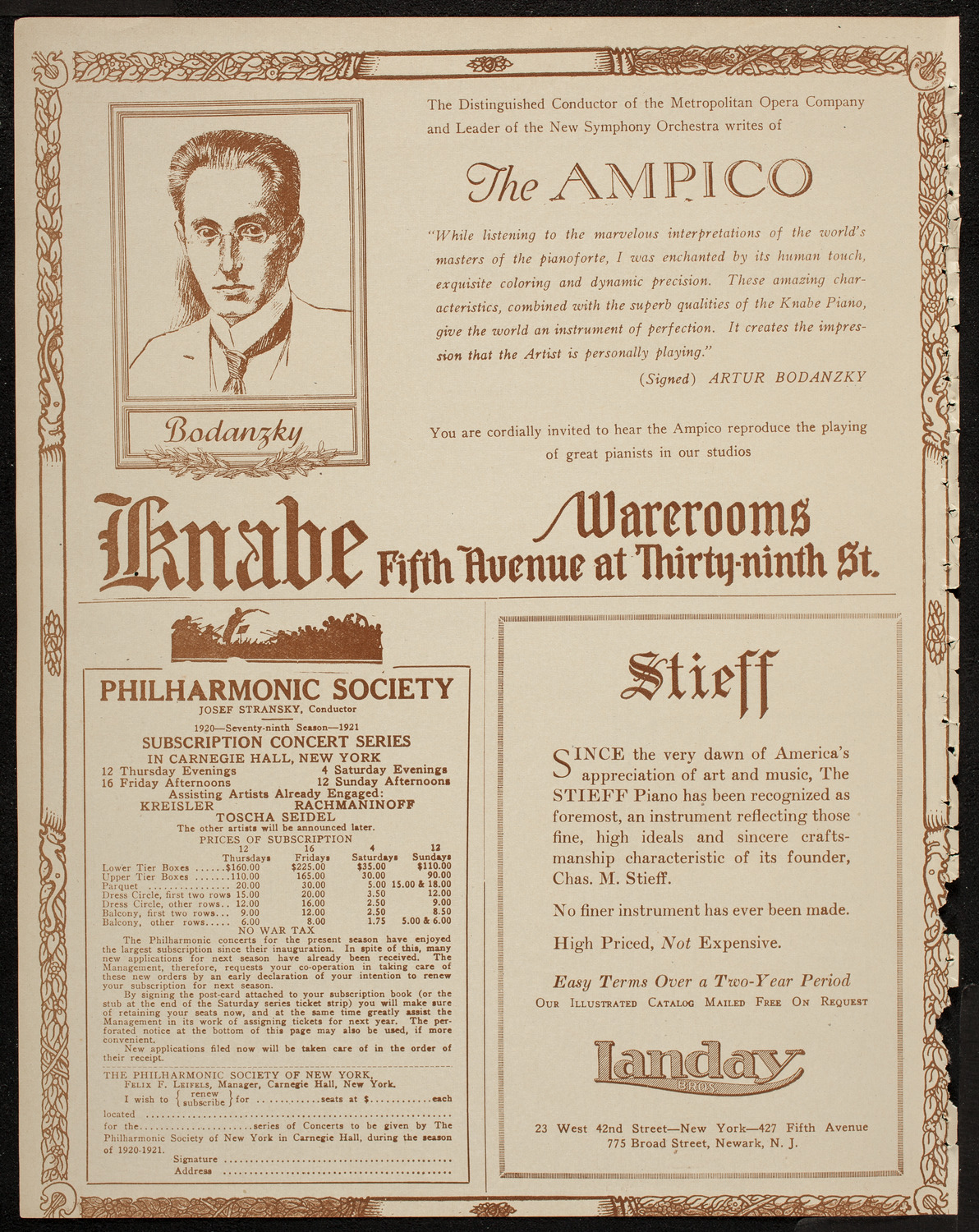 Don Rinardi Fuchs, May 29, 1920, program page 12