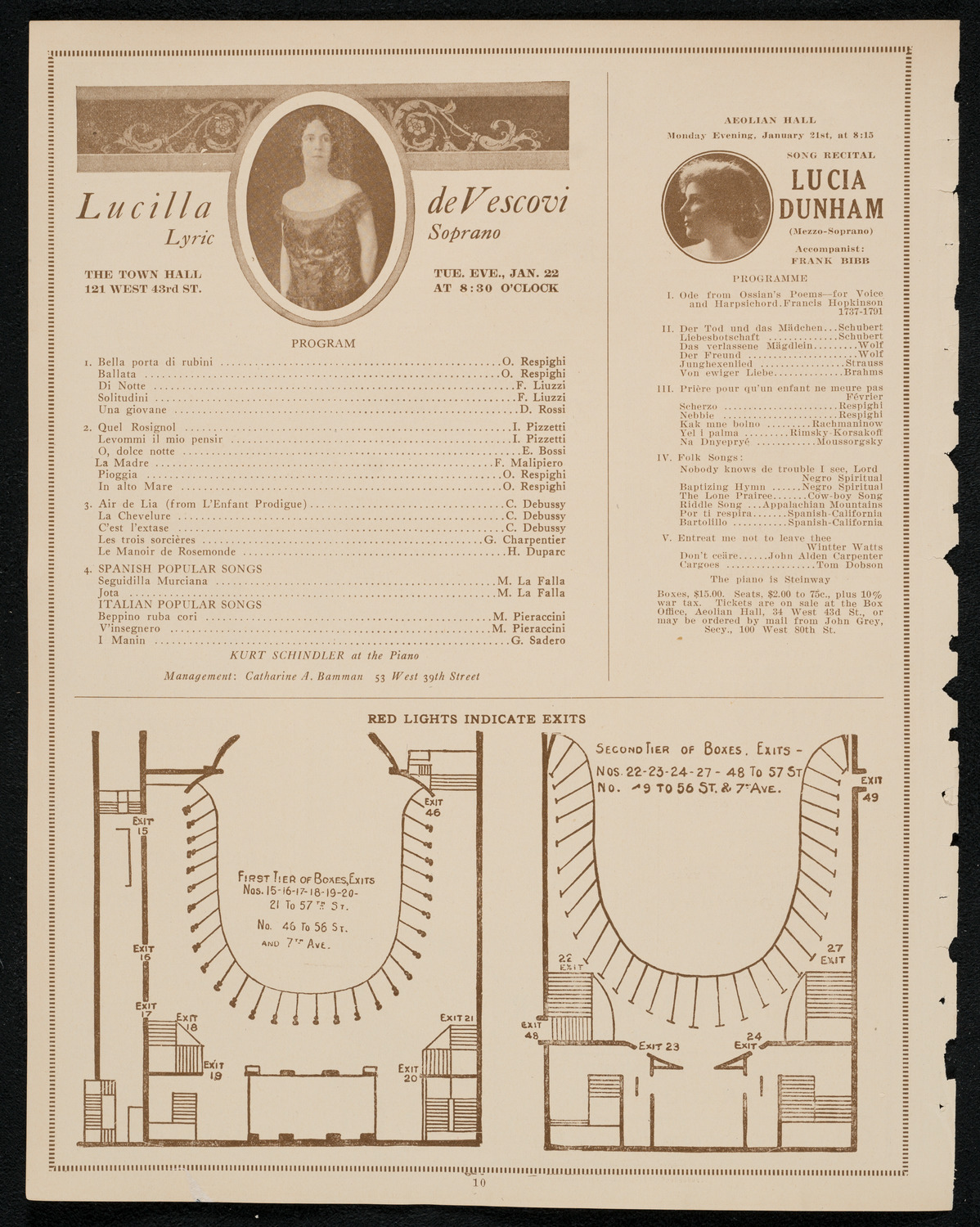 Sascha Culbertson, Violin, with Orchestra, January 16, 1924, program page 10