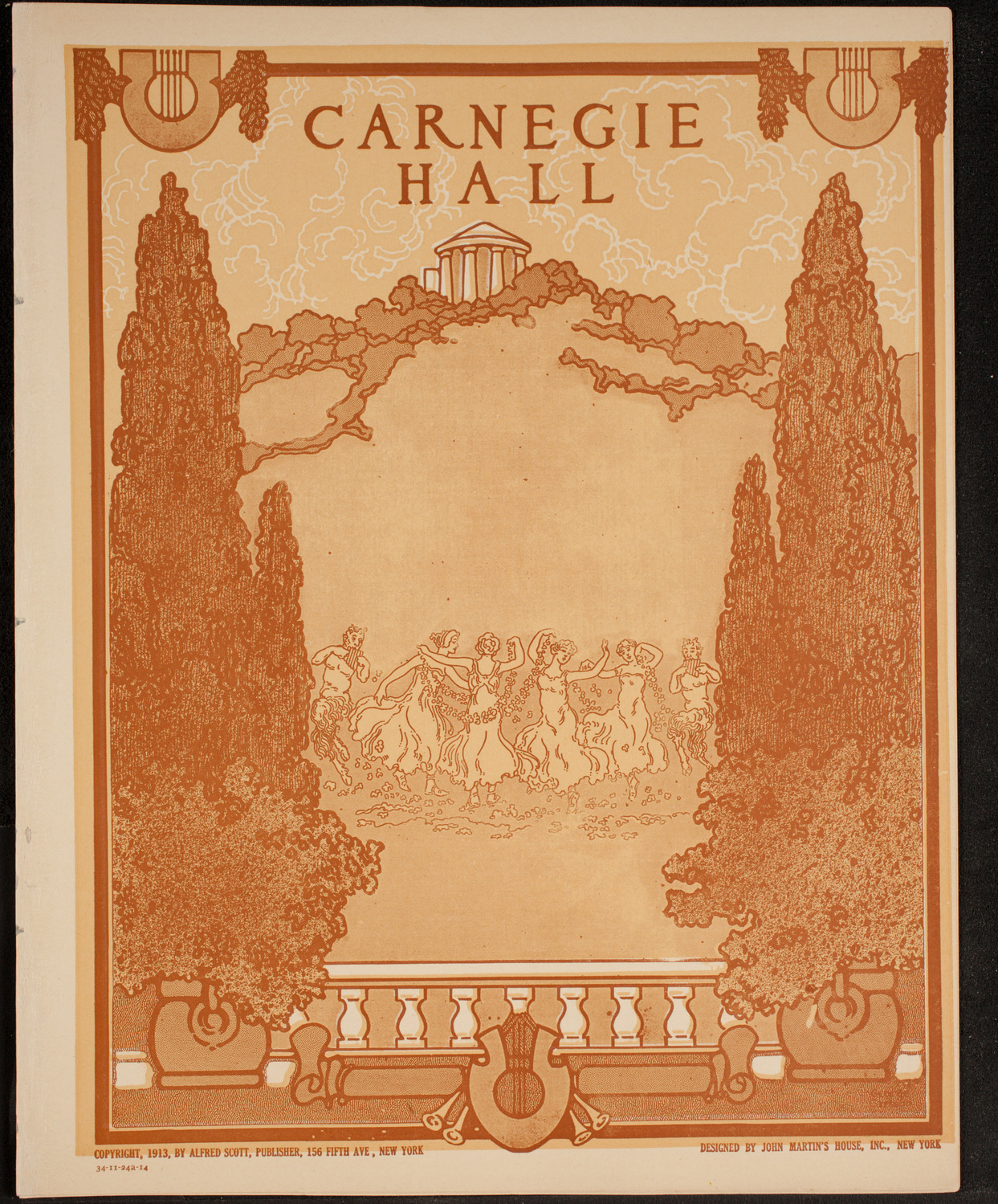 Leonard Borwick, Piano, November 24, 1914, program page 1