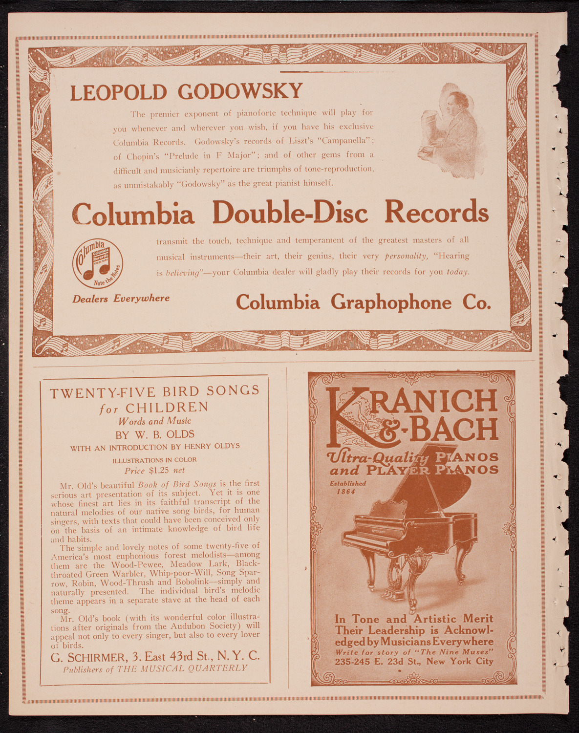 Home Symphony Concert: New York Philharmonic, December 13, 1916, program page 6