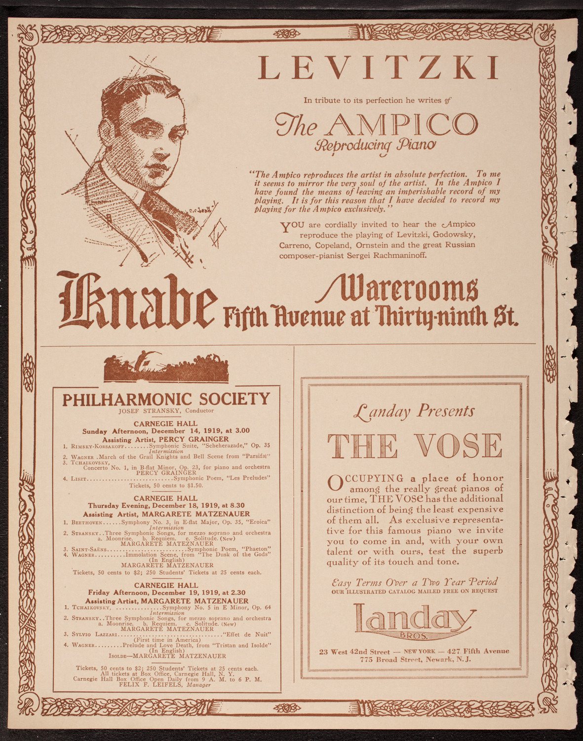 Symphony Concert for Young People, December 13, 1919, program page 12
