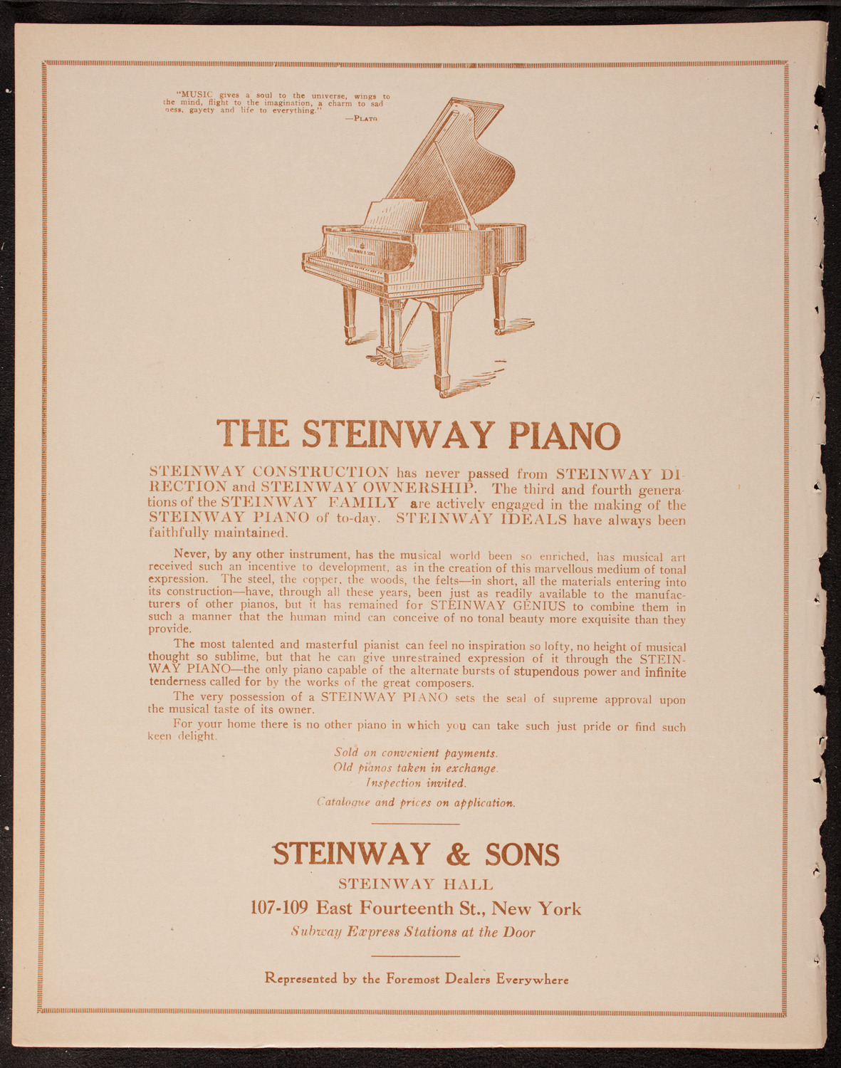 Symphony Concert for Young People, November 15, 1919, program page 4