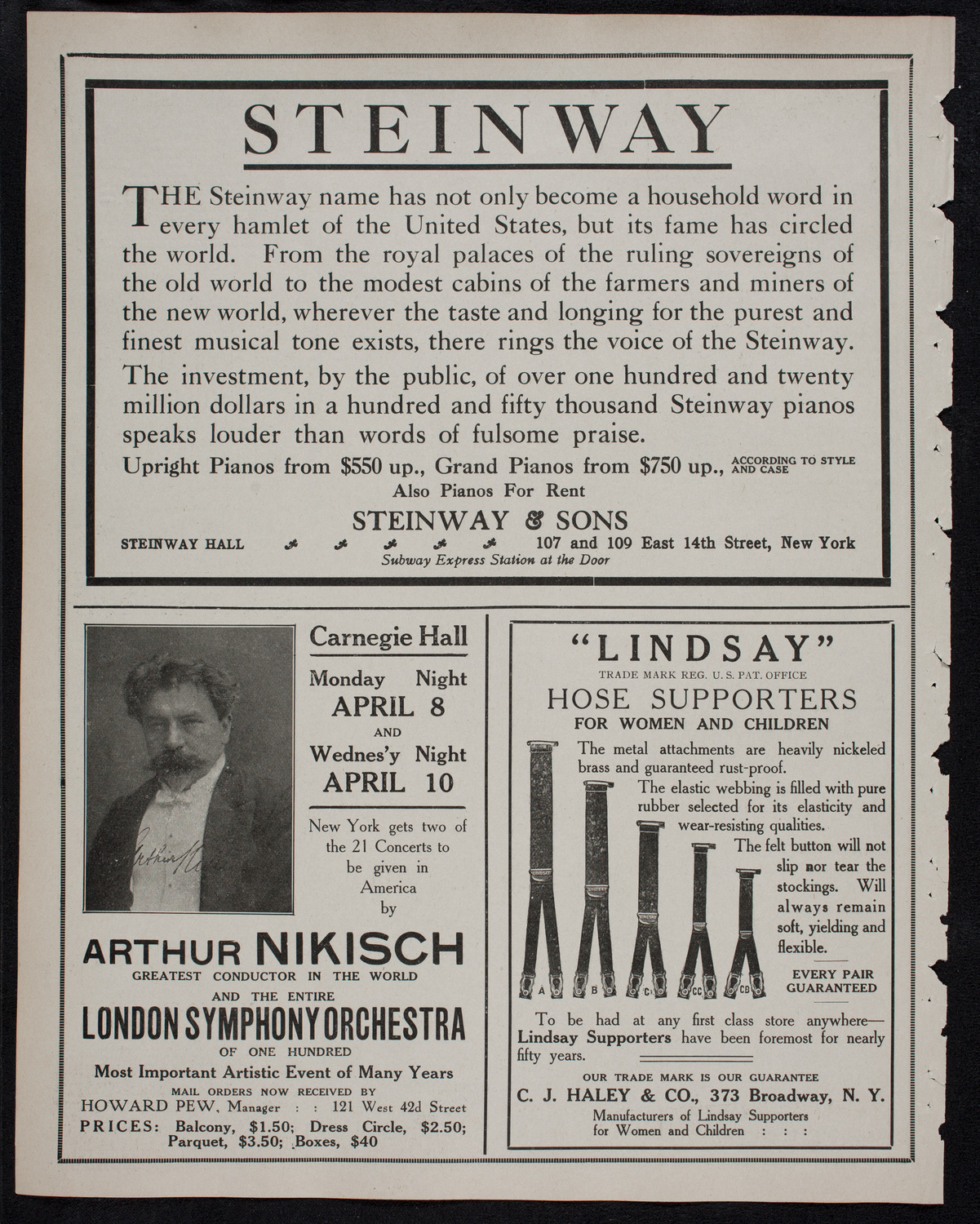 Burton Holmes Travelogue: Buenos Aires, January 29, 1912, program page 4