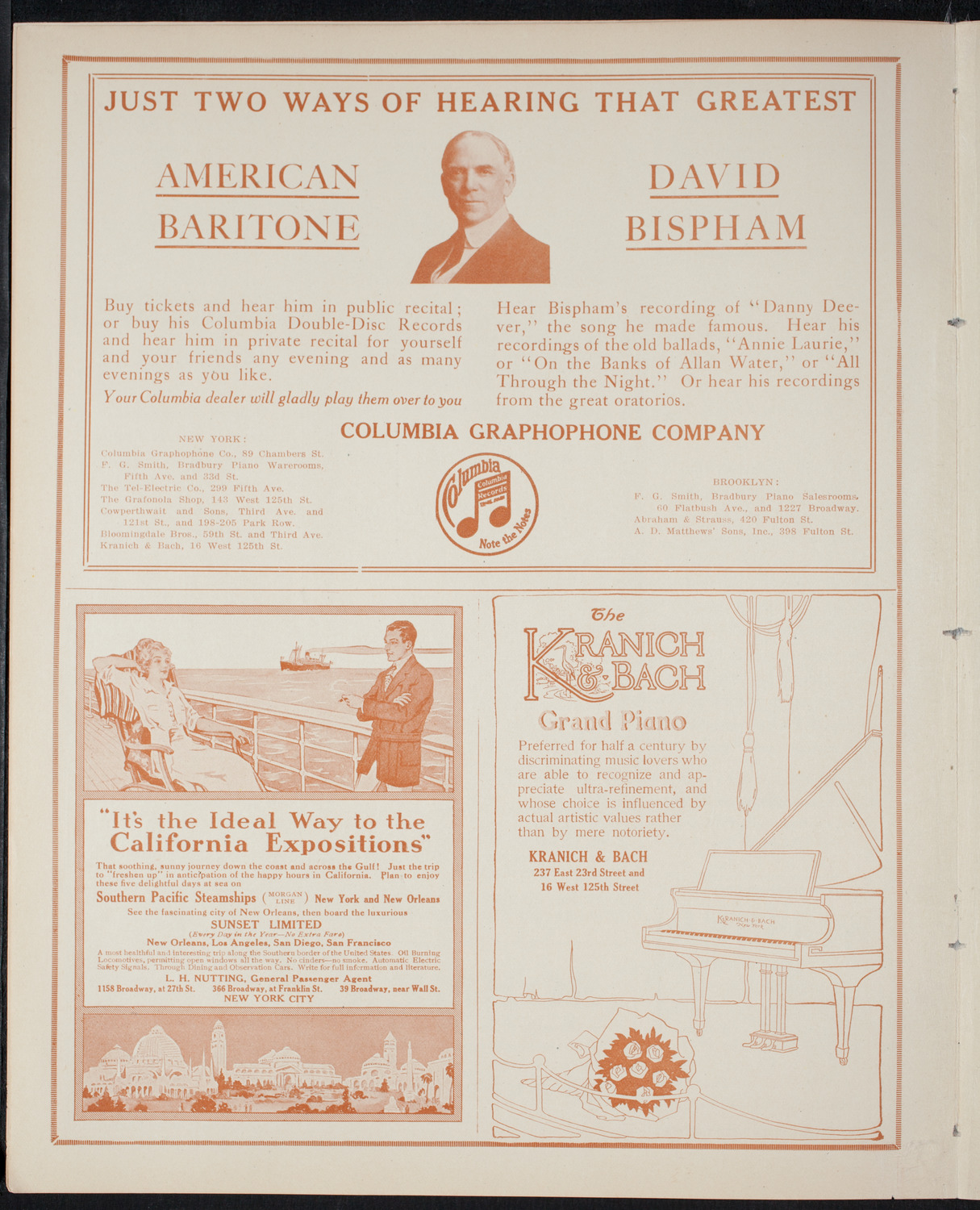 Graduation:  Packard Commercial School, May 25, 1915, program page 6