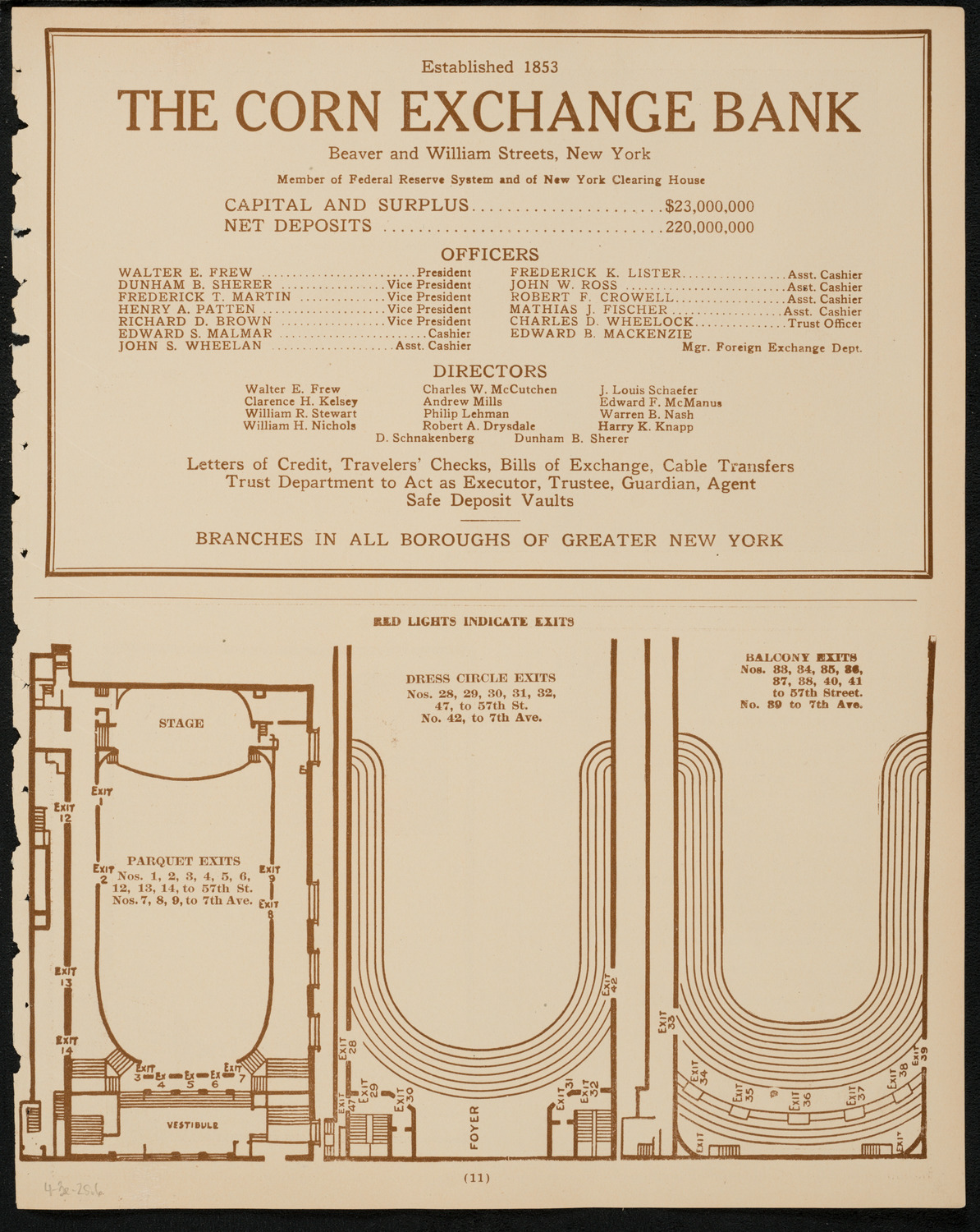 New York Symphony Orchestra, April 3, 1925, program page 11