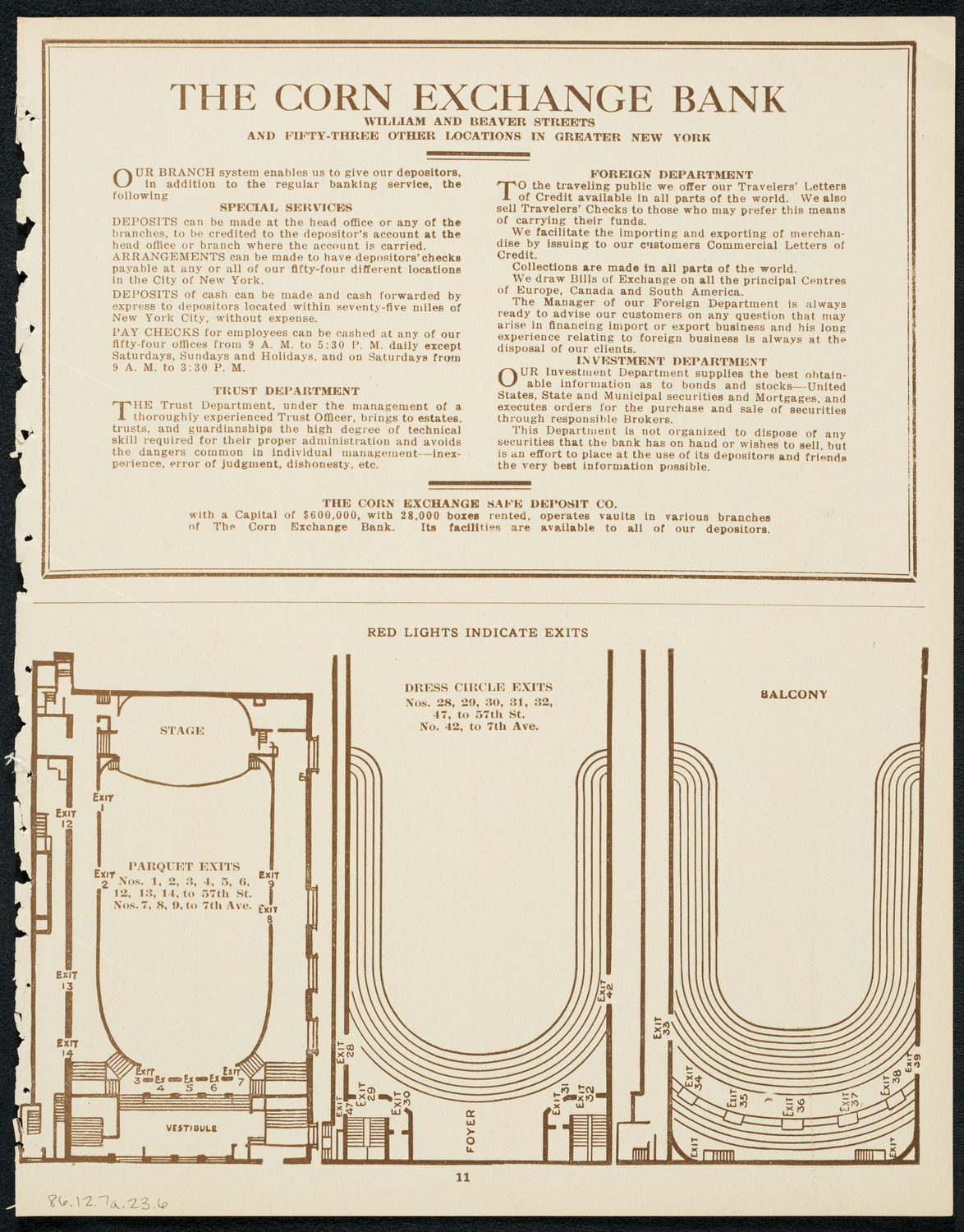 New York Philharmonic, December 7, 1923, program page 11