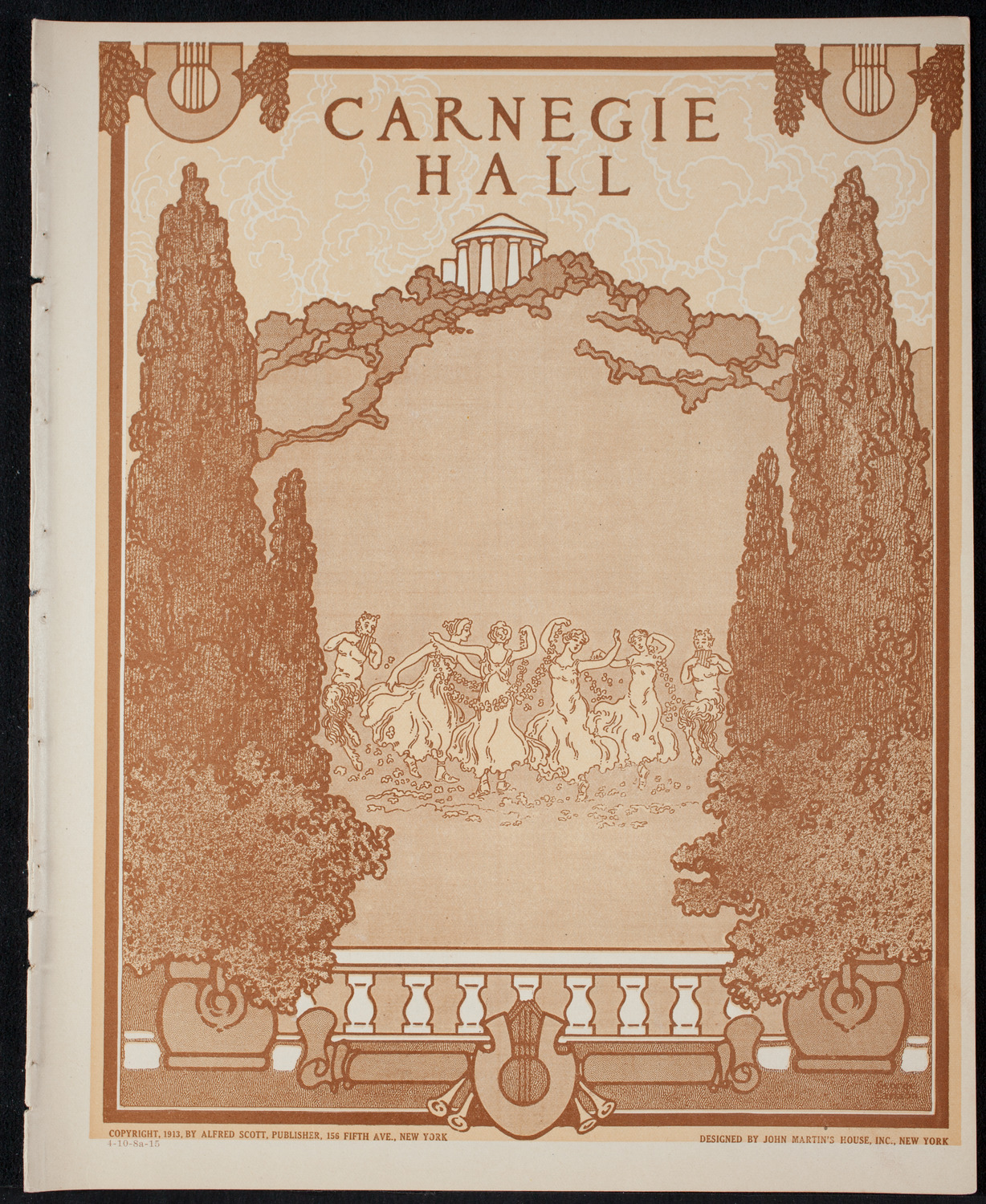Fashion Show: "Yesterday or To-Morrow", October 8, 1915, program page 1