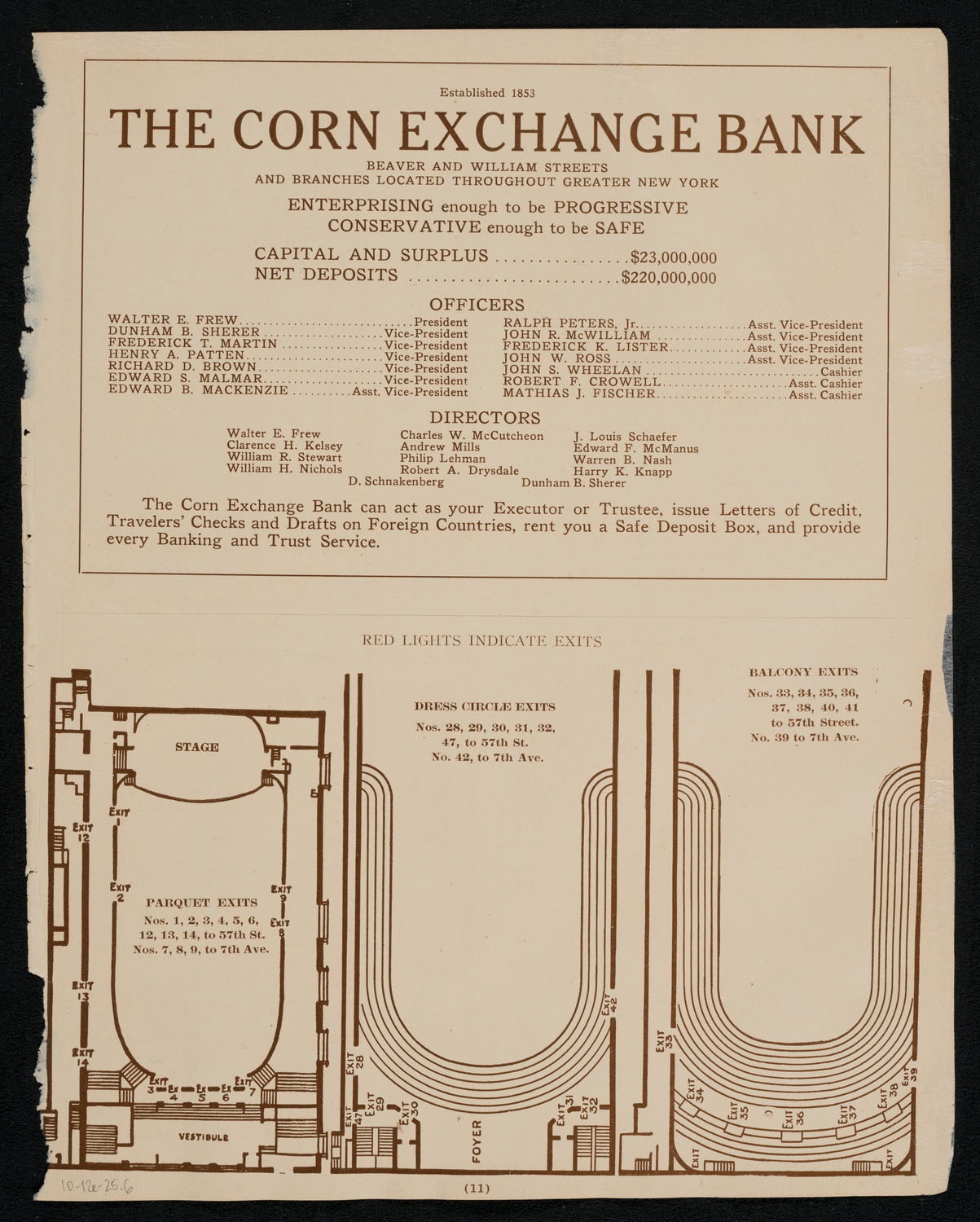 Columbus Day Celebration, October 12, 1925, program page 11