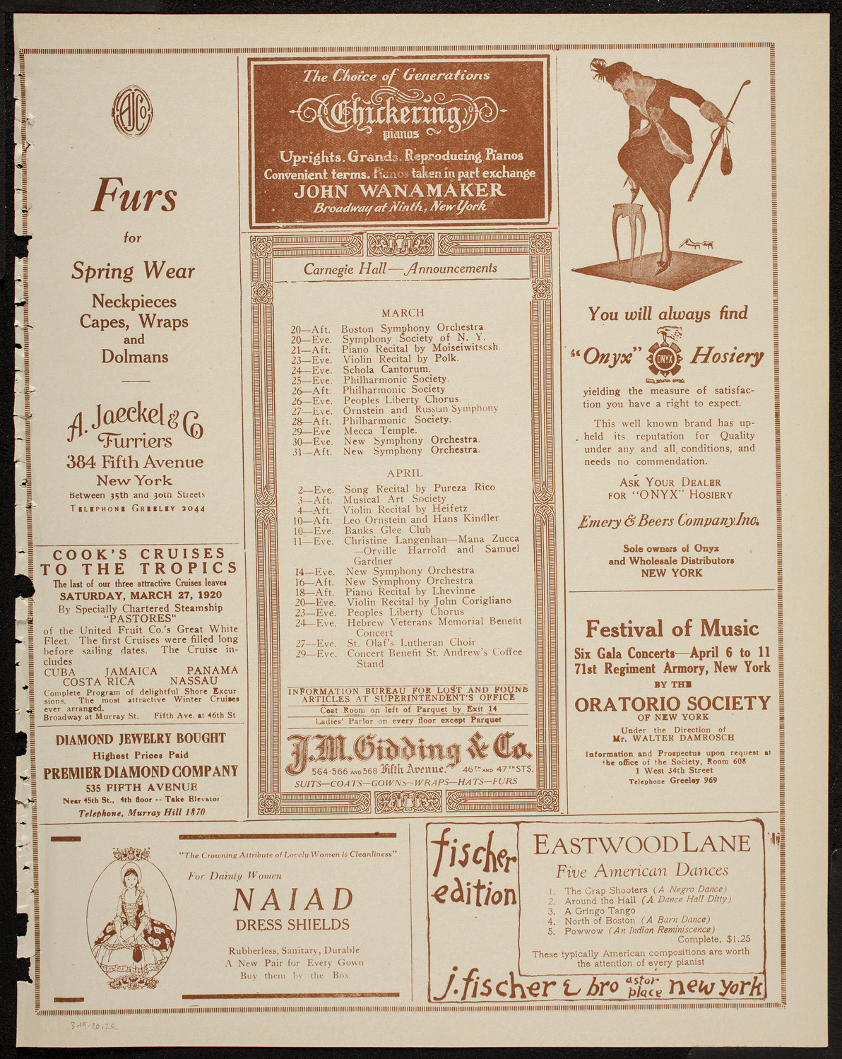 Mecca Temple Memorial Ceremony, March 19, 1920, program page 3