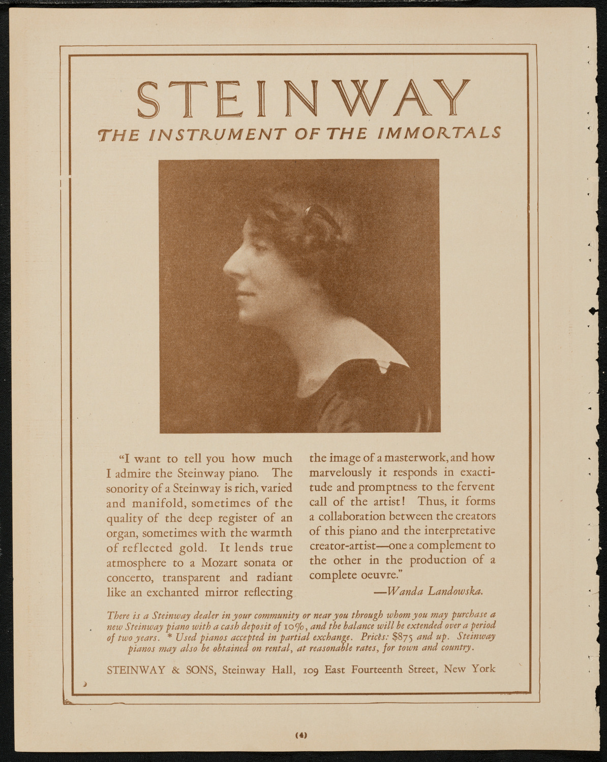 Ocean Players: The Ocean Frolic of '25, April 24, 1925, program page 4