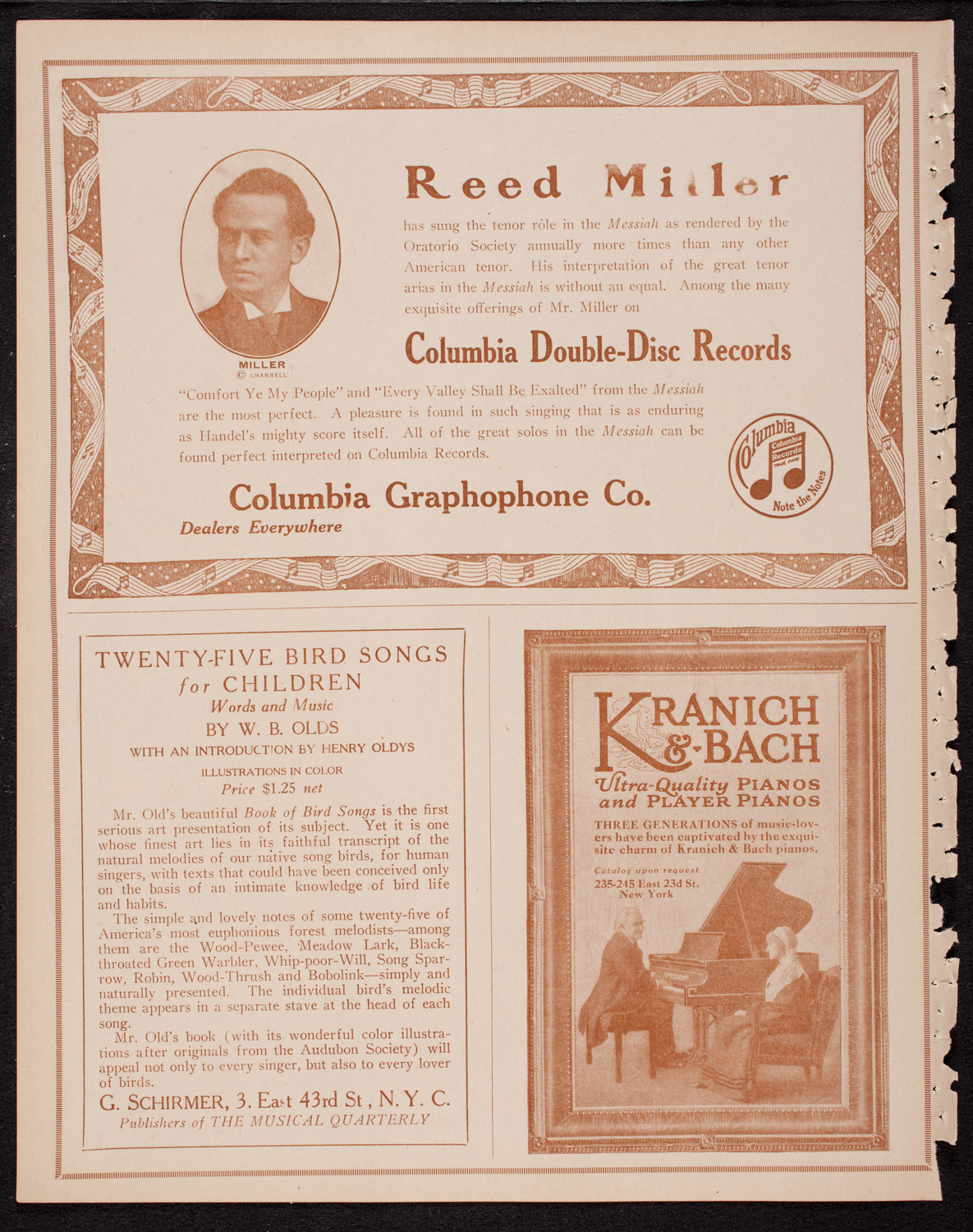 Oratorio Society of New York, December 28, 1916, program page 6