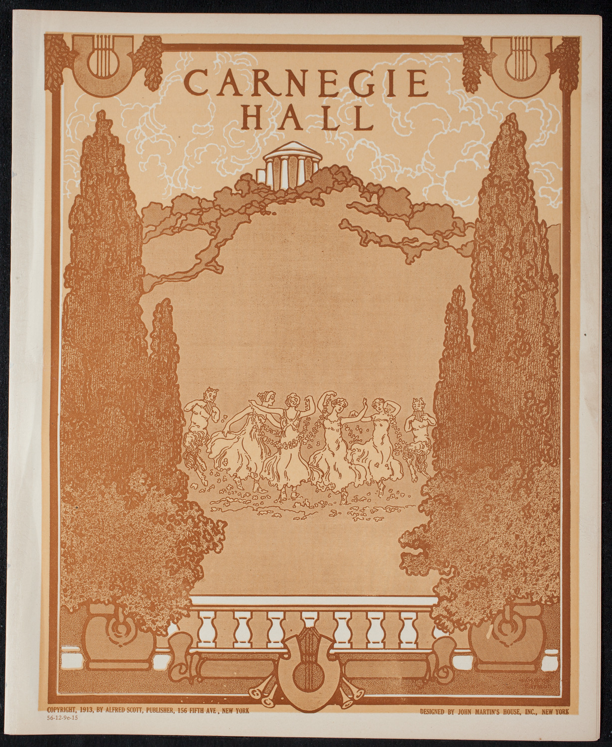 New York Philharmonic, December 9, 1915, program page 1