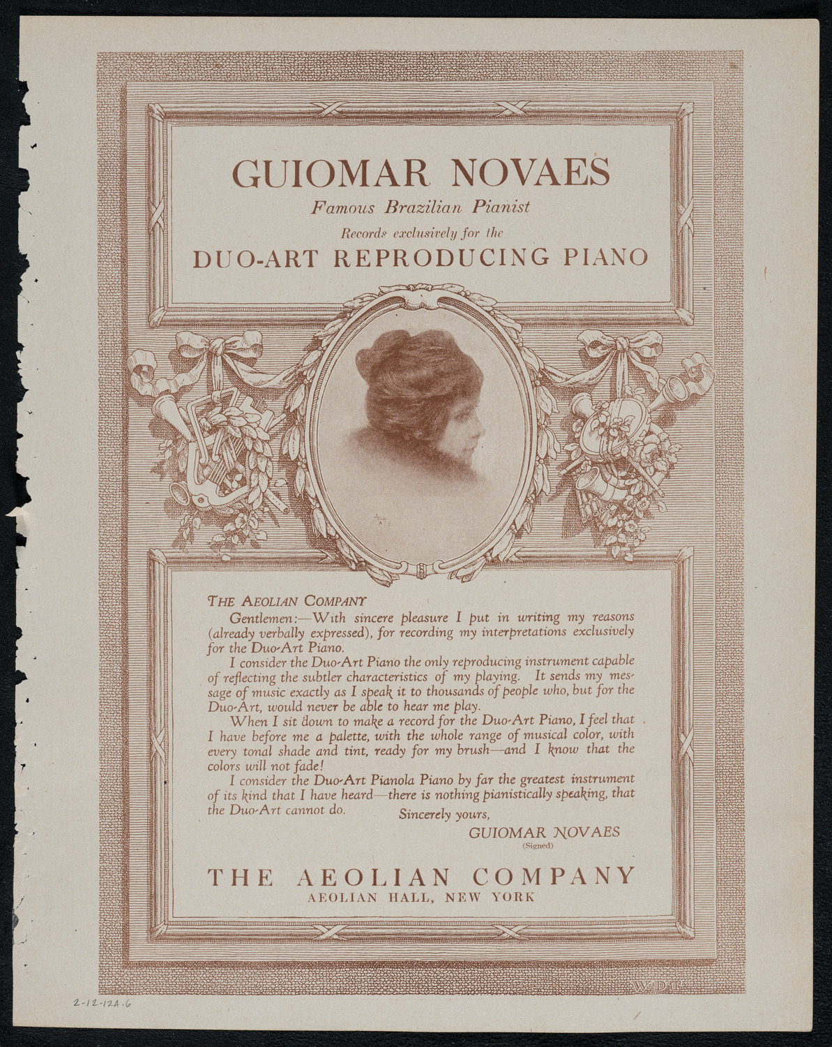 Mabel Garrison, Soprano, February 12, 1921, program page 11