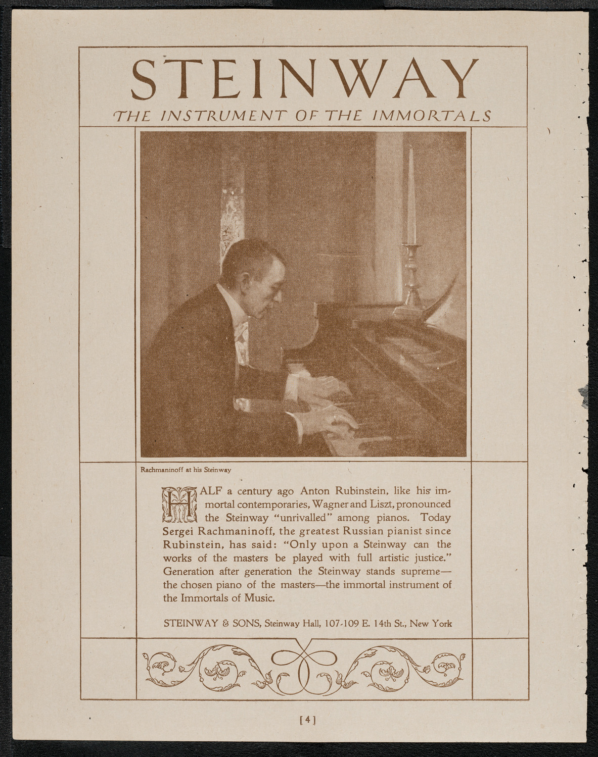Swedish Glee Club of Brooklyn, April 24, 1921, program page 4