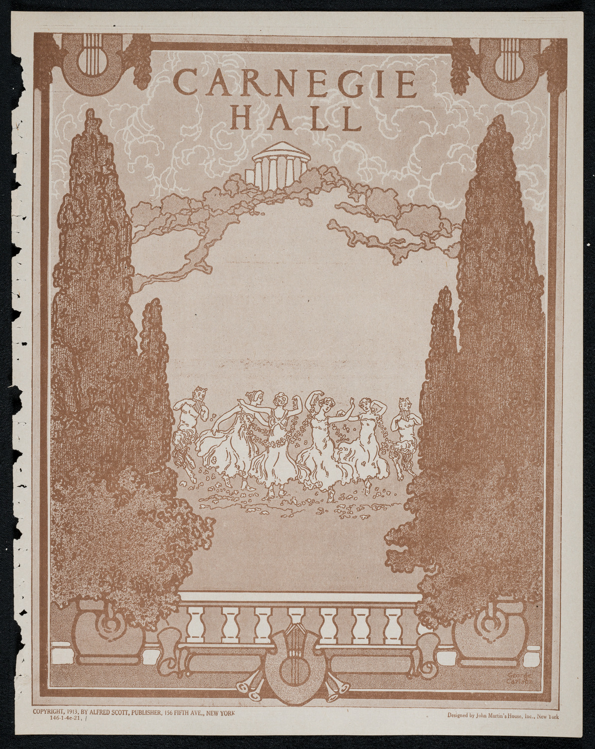 Philadelphia Orchestra, January 4, 1921, program page 1