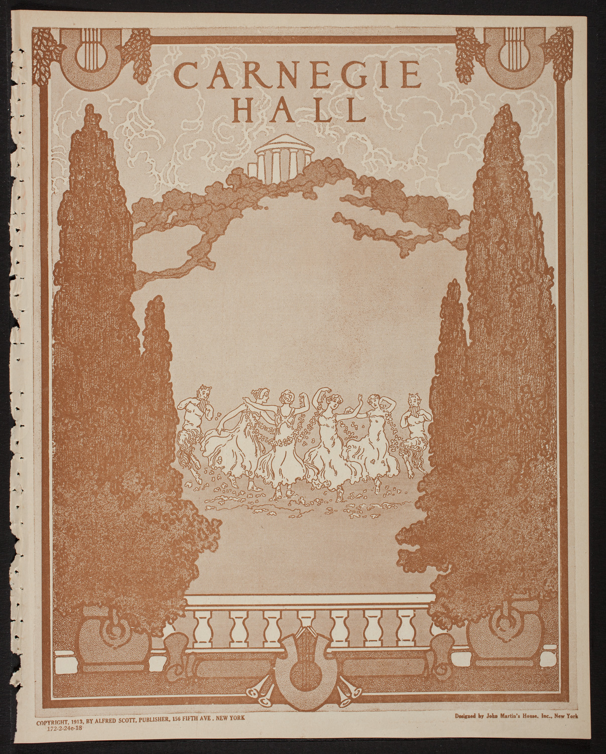 Lecture by Lieutenant Patrick Alva O'Brien, R.F.C, February 24, 1918, program page 1