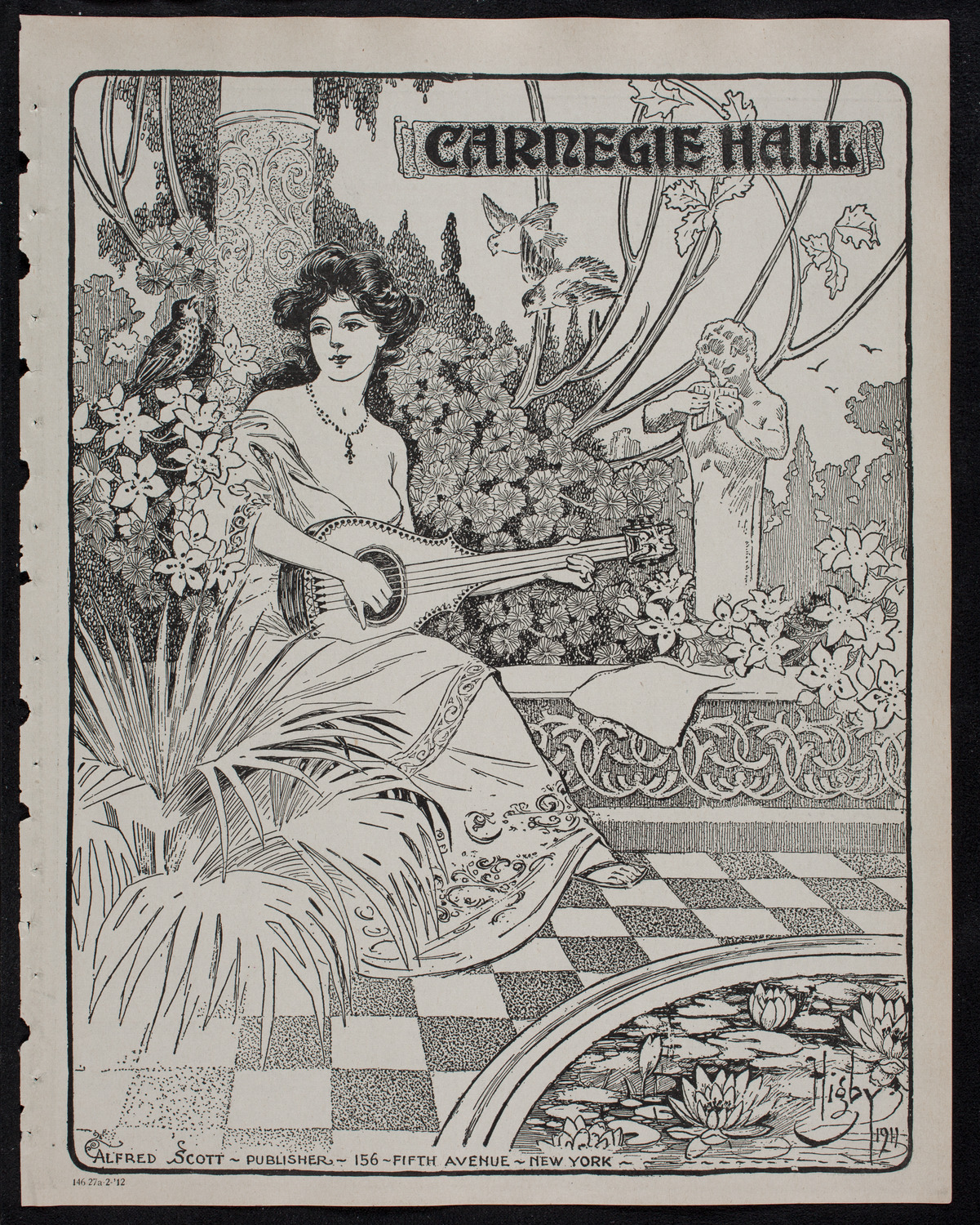 Yvonne de Tréville, Soprano, February 27, 1912, program page 1