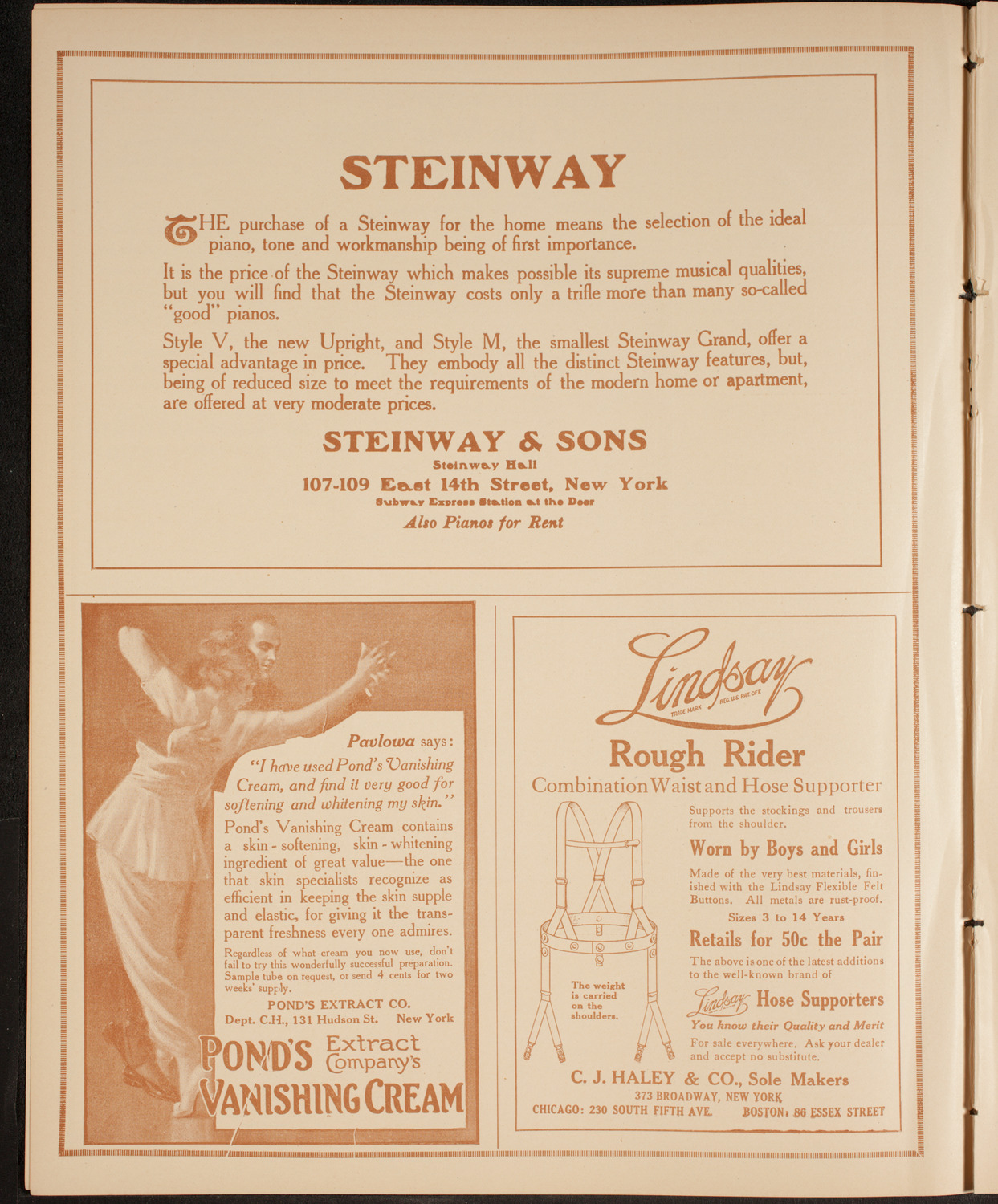 The Civic Forum, February 3, 1915, program page 4