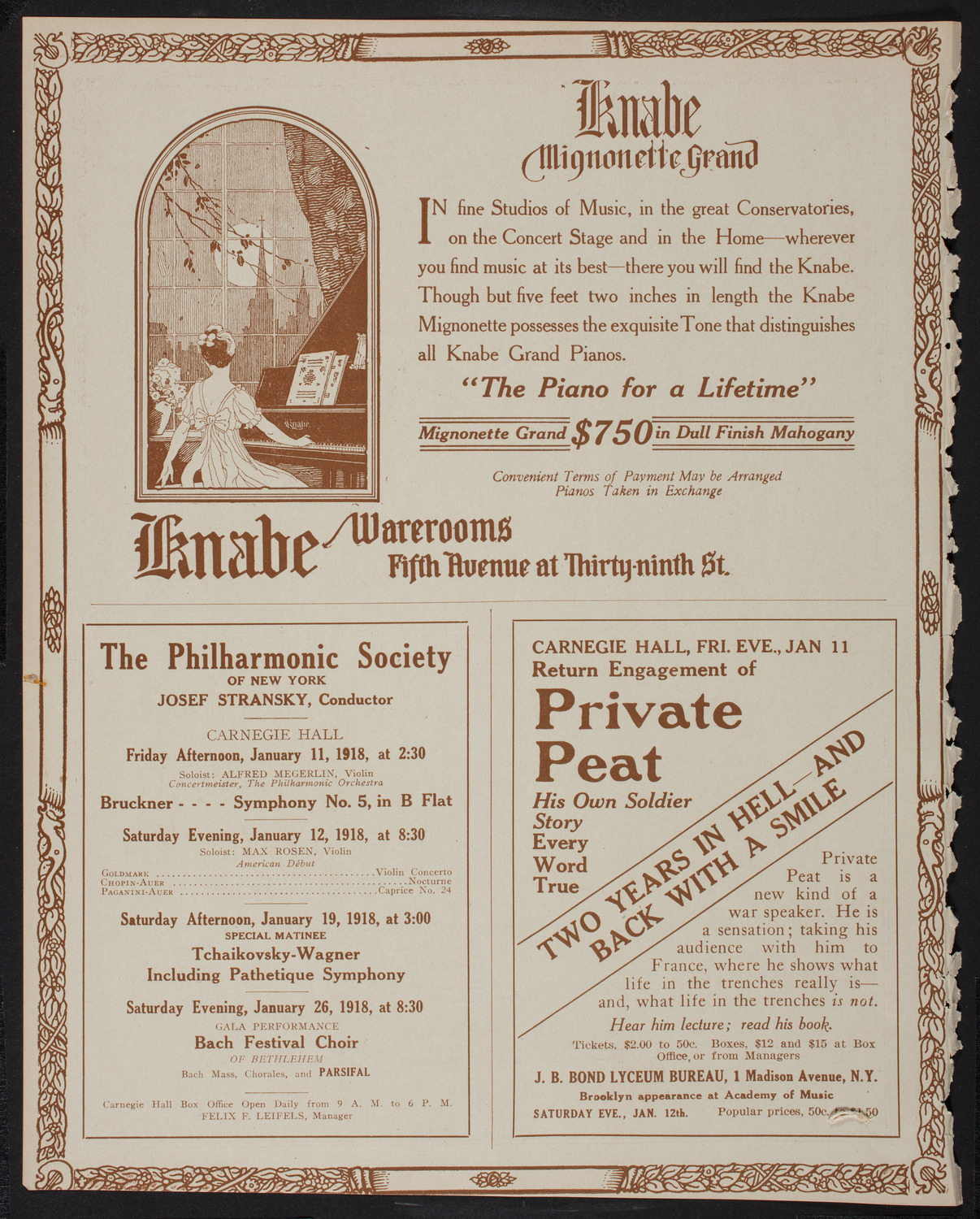 Burton Holmes Travelogue: Australia, January 7, 1918, program page 12